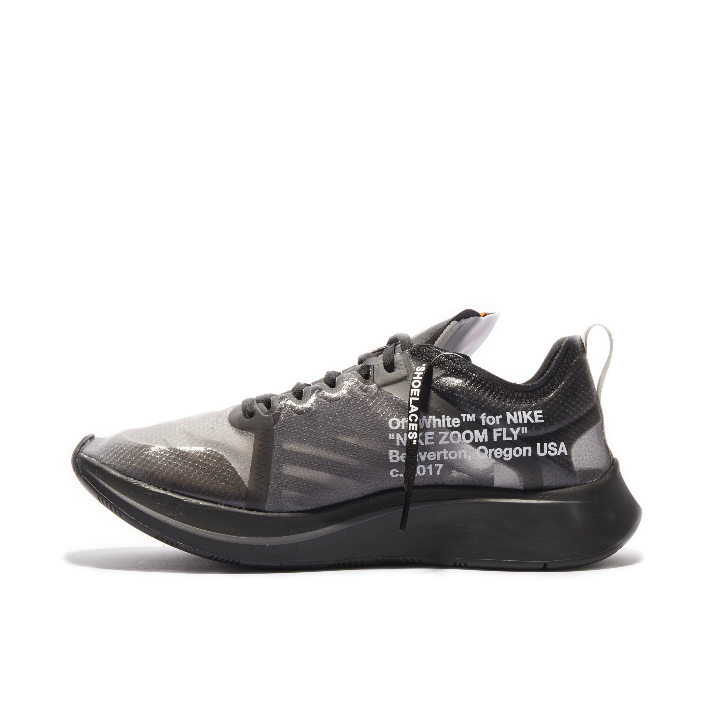 Zoom Fly SP Black x Off-White | AJ4588-001 | Laced