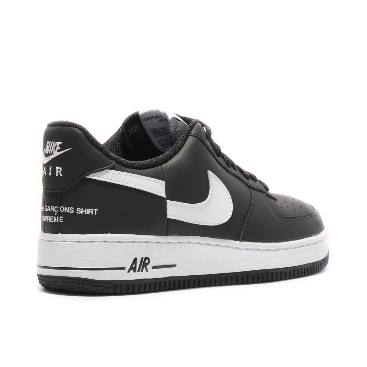 Supreme x Comme Des Garçons x Air Force 1 Low Black | AR7623-001 
