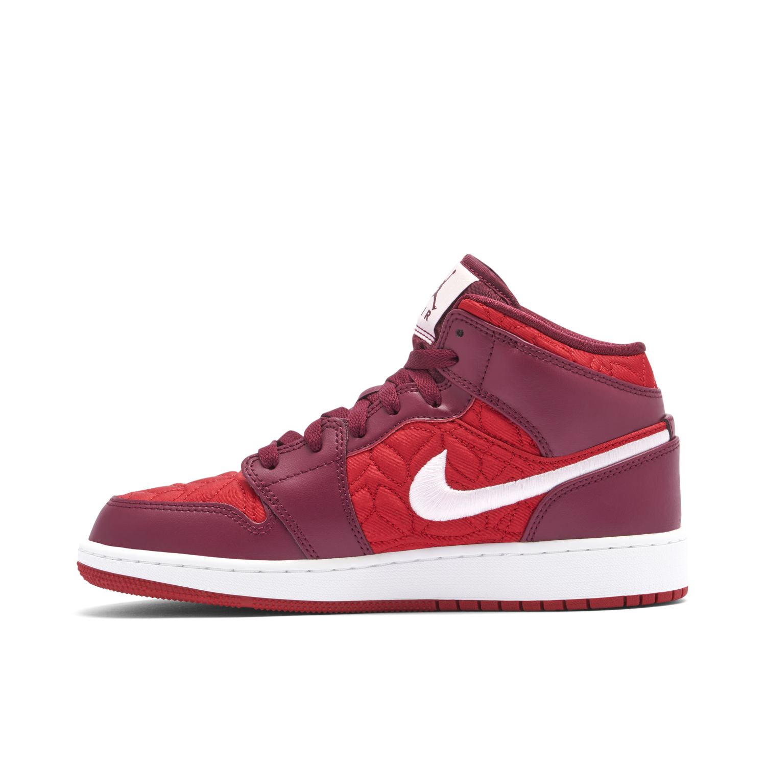 Air Jordan 1 Mid SE Red Quilt GS