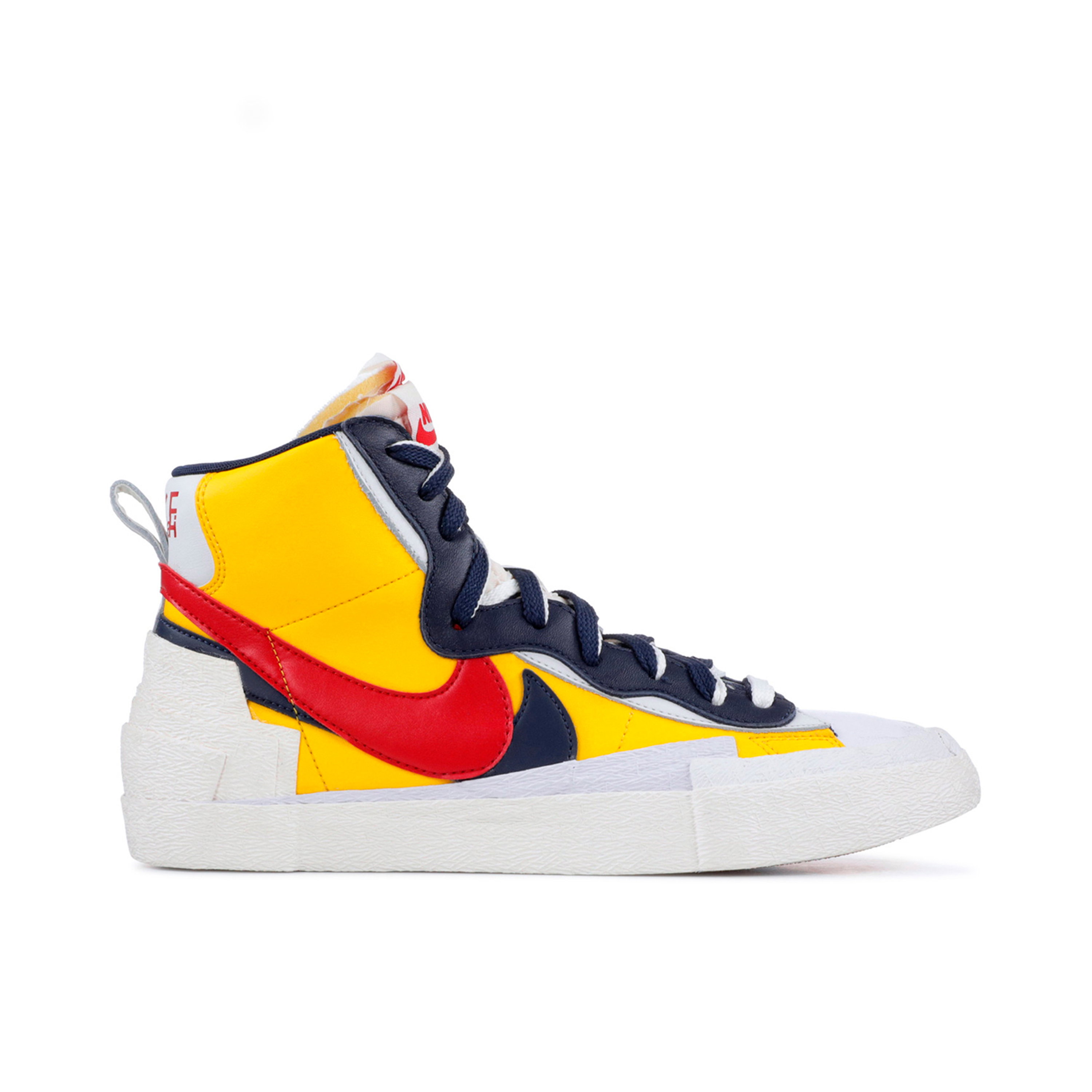Sacai x Nike Blazer Mid Maize Navy | BV0072-700 | Laced