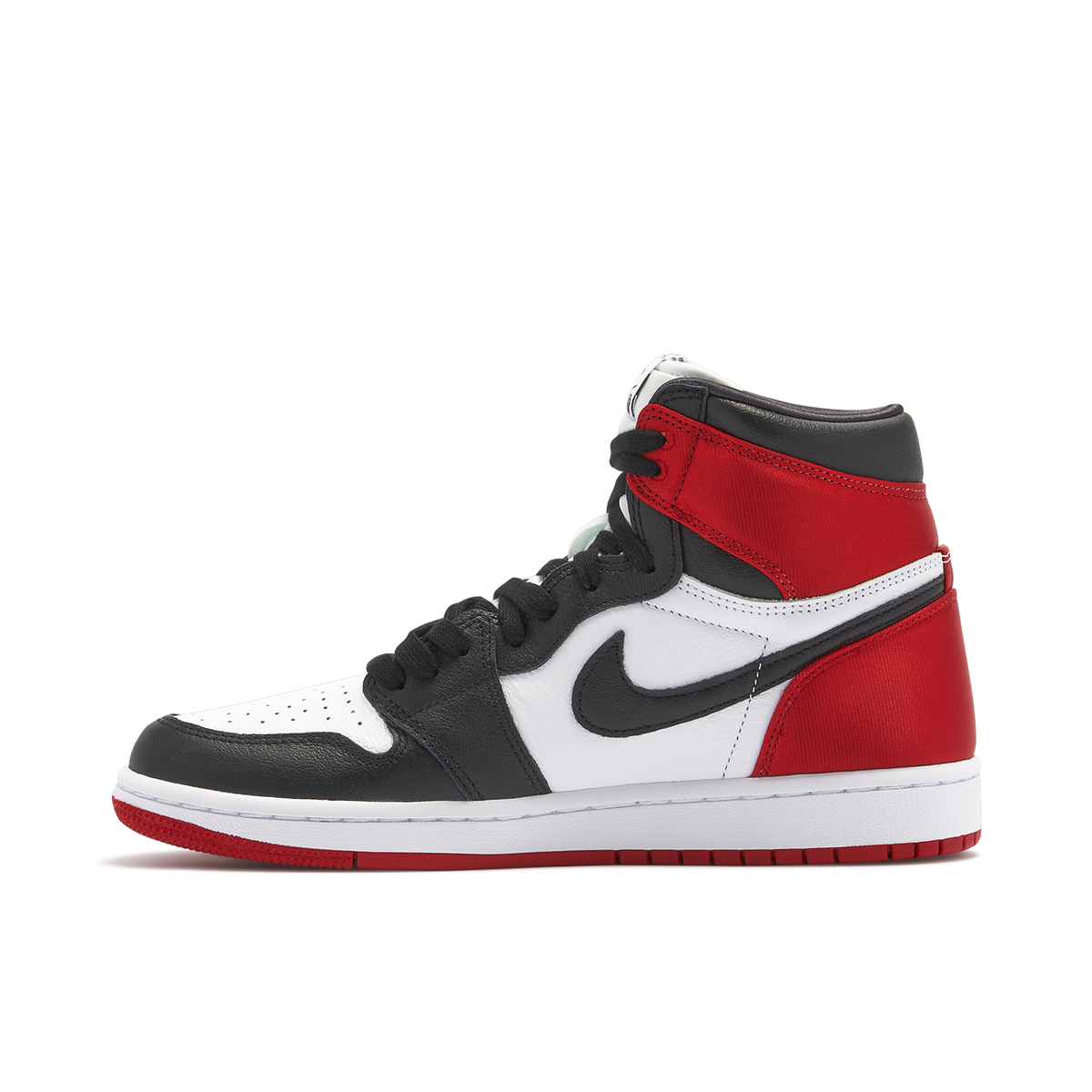 Air Jordan 1 Satin Black Toe Womens | CD0461-016 | Laced