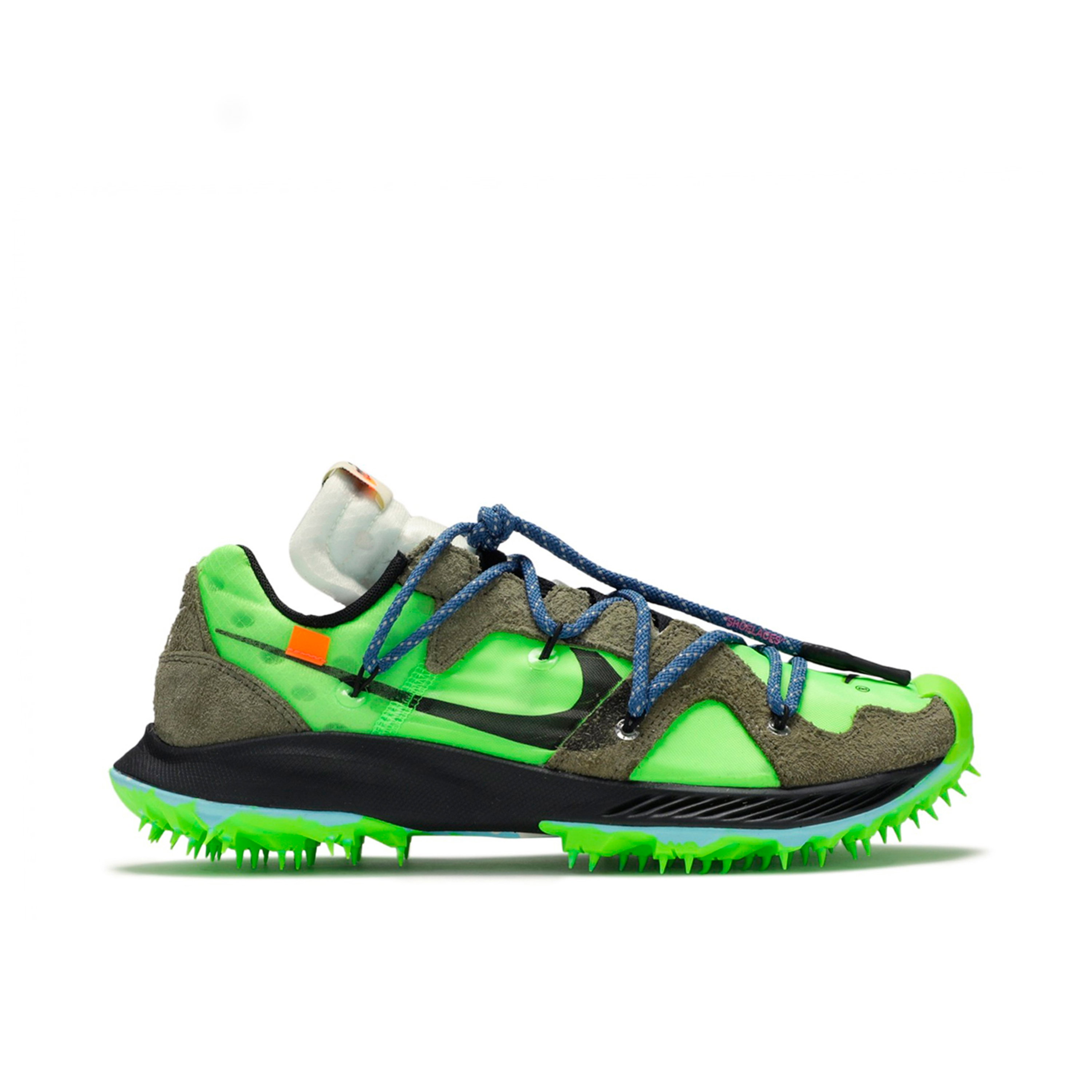 Off-White X Nike Zoom Terra Kiger 5 Electric Green | CD8179-300