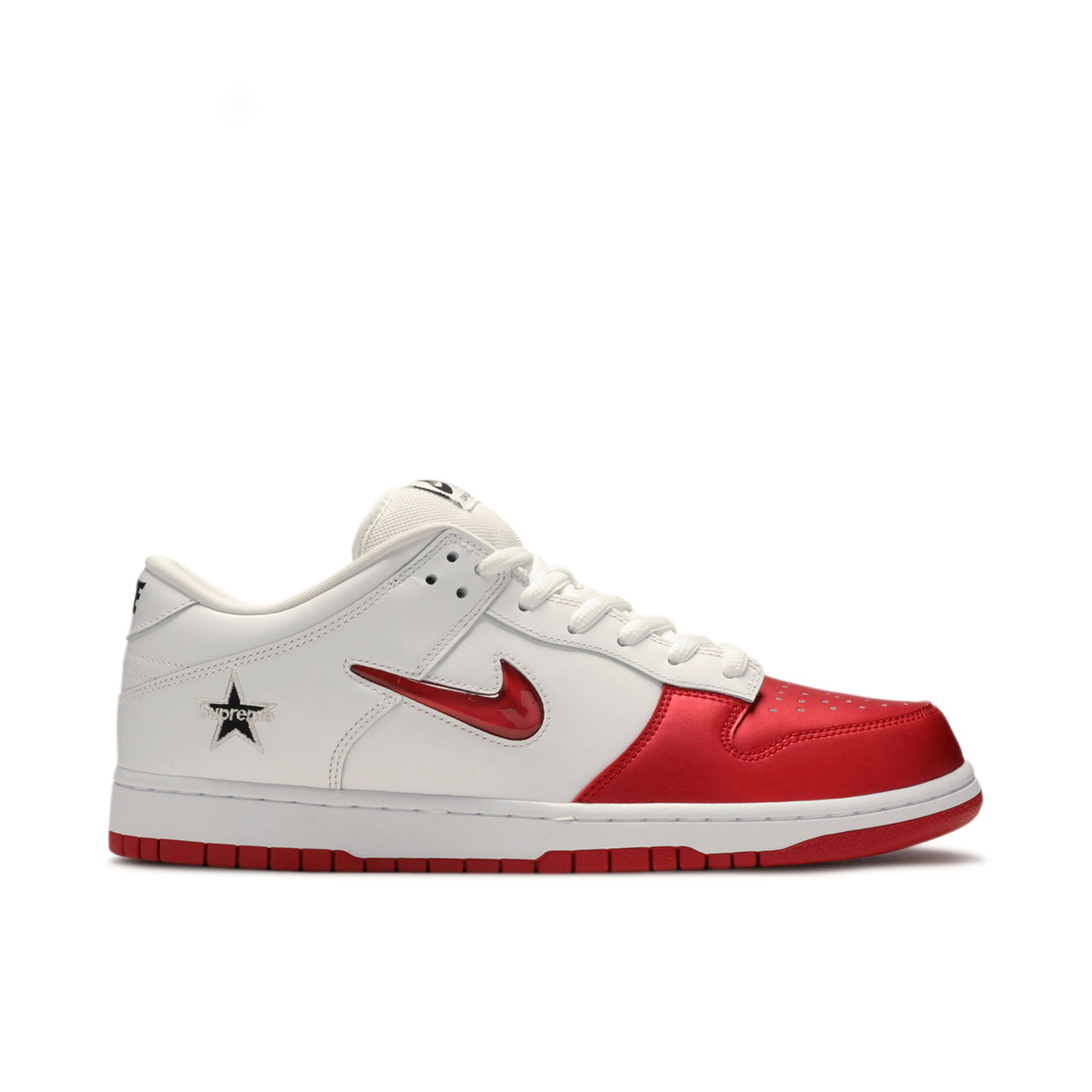 Nike Dunk Supreme sb レッド/ホワイト Supreme x Nike SB Dunk Low Red White | CK3480-600 | Laced