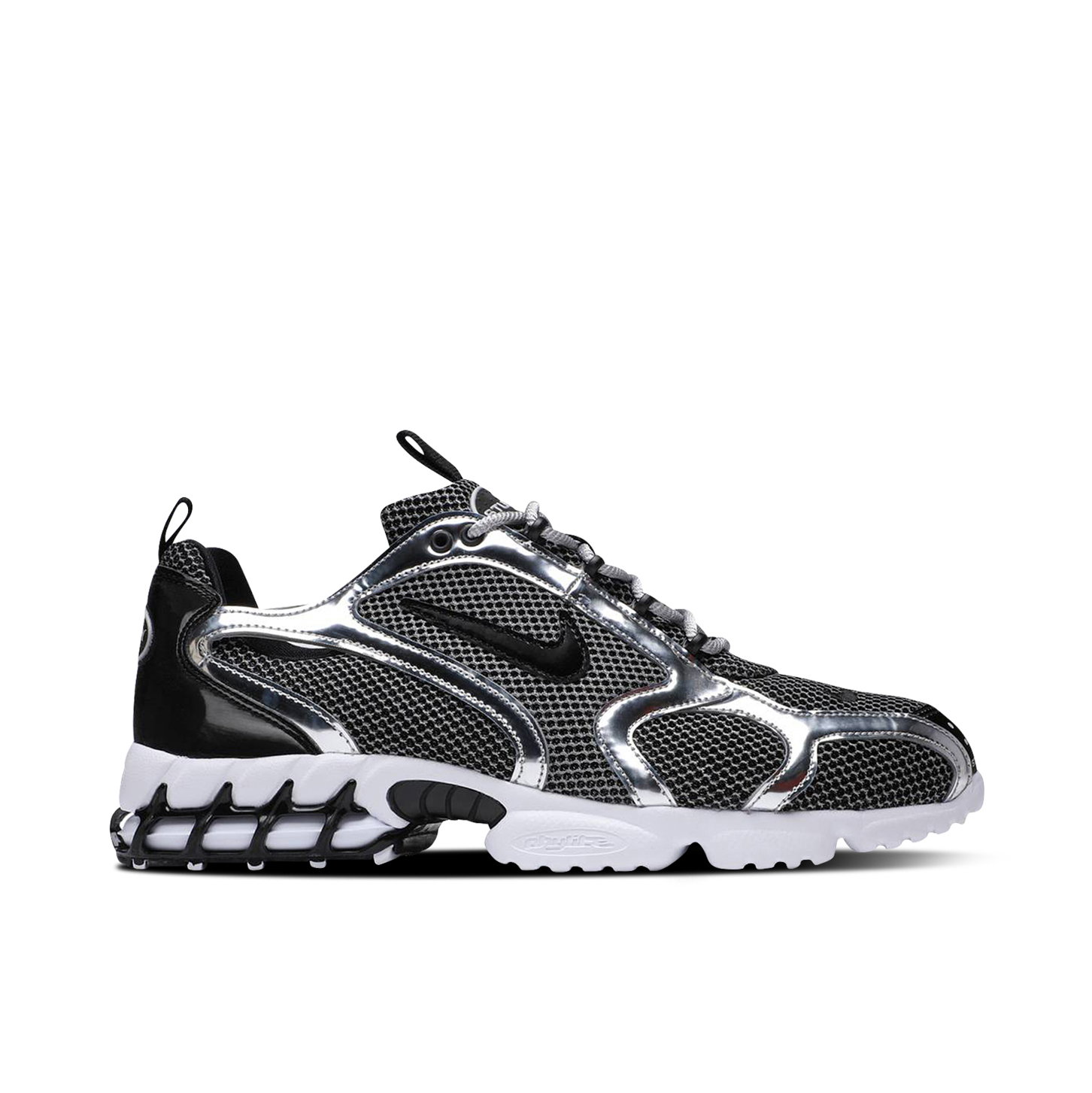 Stussy x Nike Air Zoom Spiridon Cage 2 Pure Platinum | CU1854-001