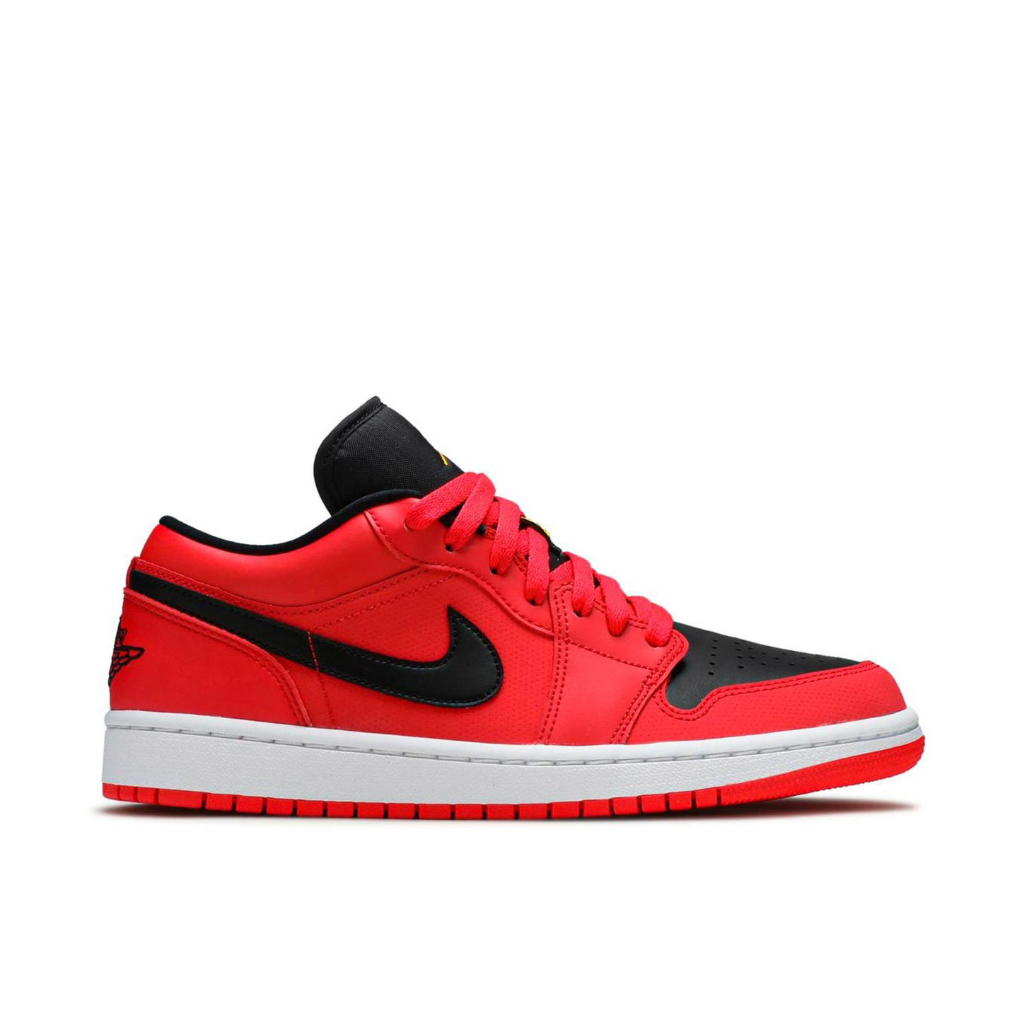 Air Jordan 1 Low Black Red Yellow Womens