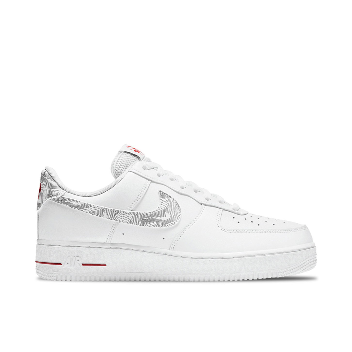 Air Force 1 Low Topography Pack White University Red