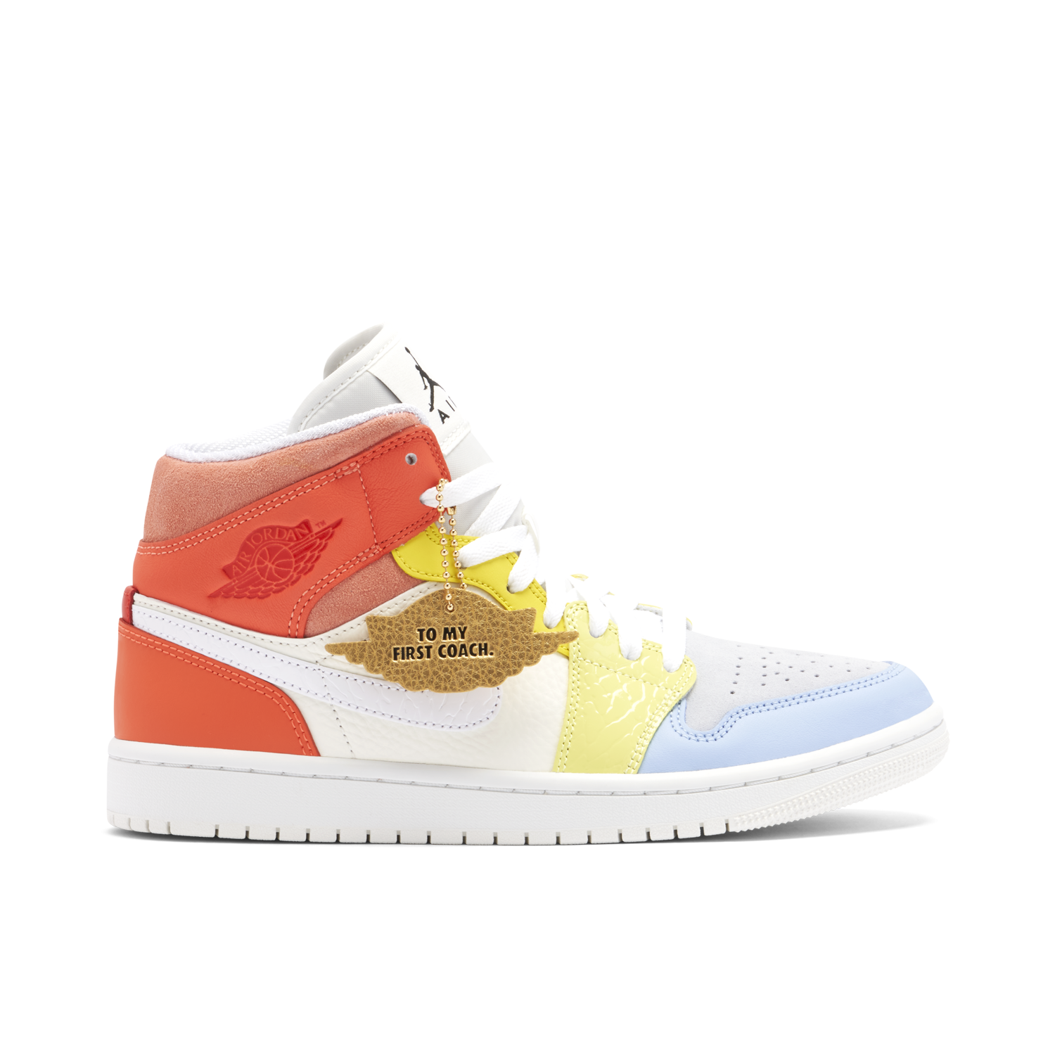 Air Jordan 1 Mid To My First Coach für Damen