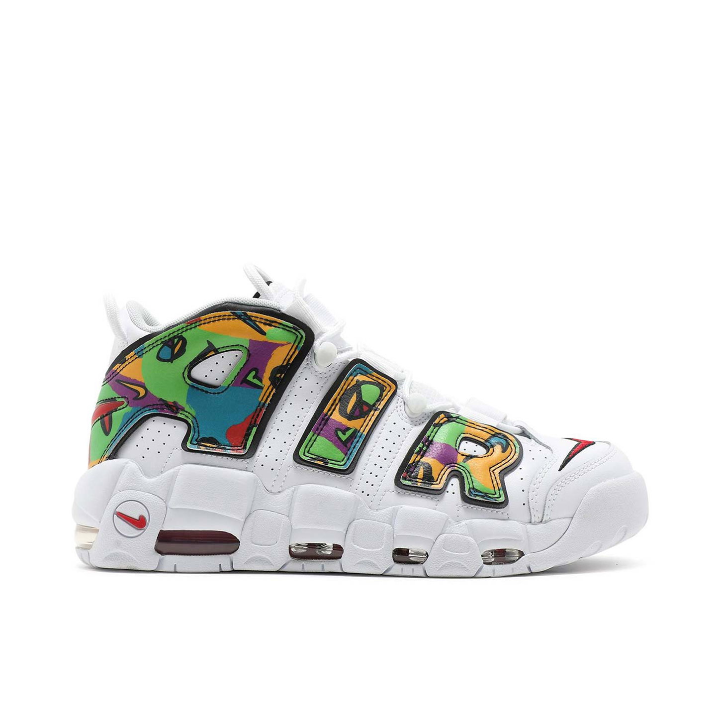 Nike Air More Uptempo Peace Love Swoosh | DM8150-100 | Laced