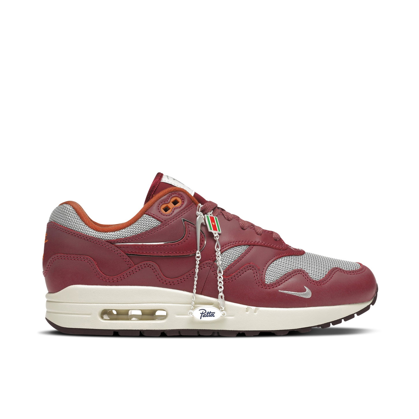 Patta x Nike Air Max 1 Night Maroon (with Bracelet) | DO9549-001-S