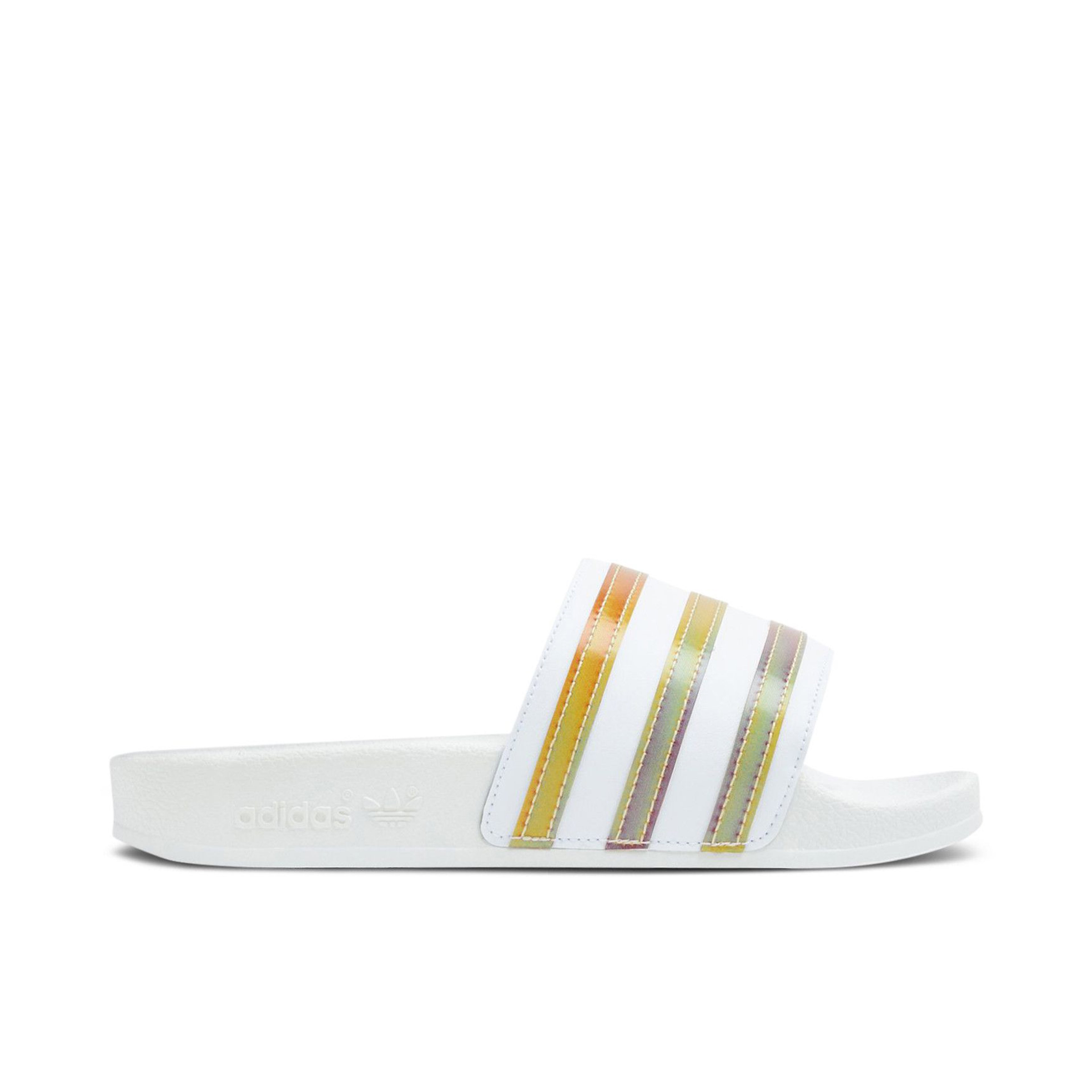Adidas Adilette Slides Cloud White Multicolor GS