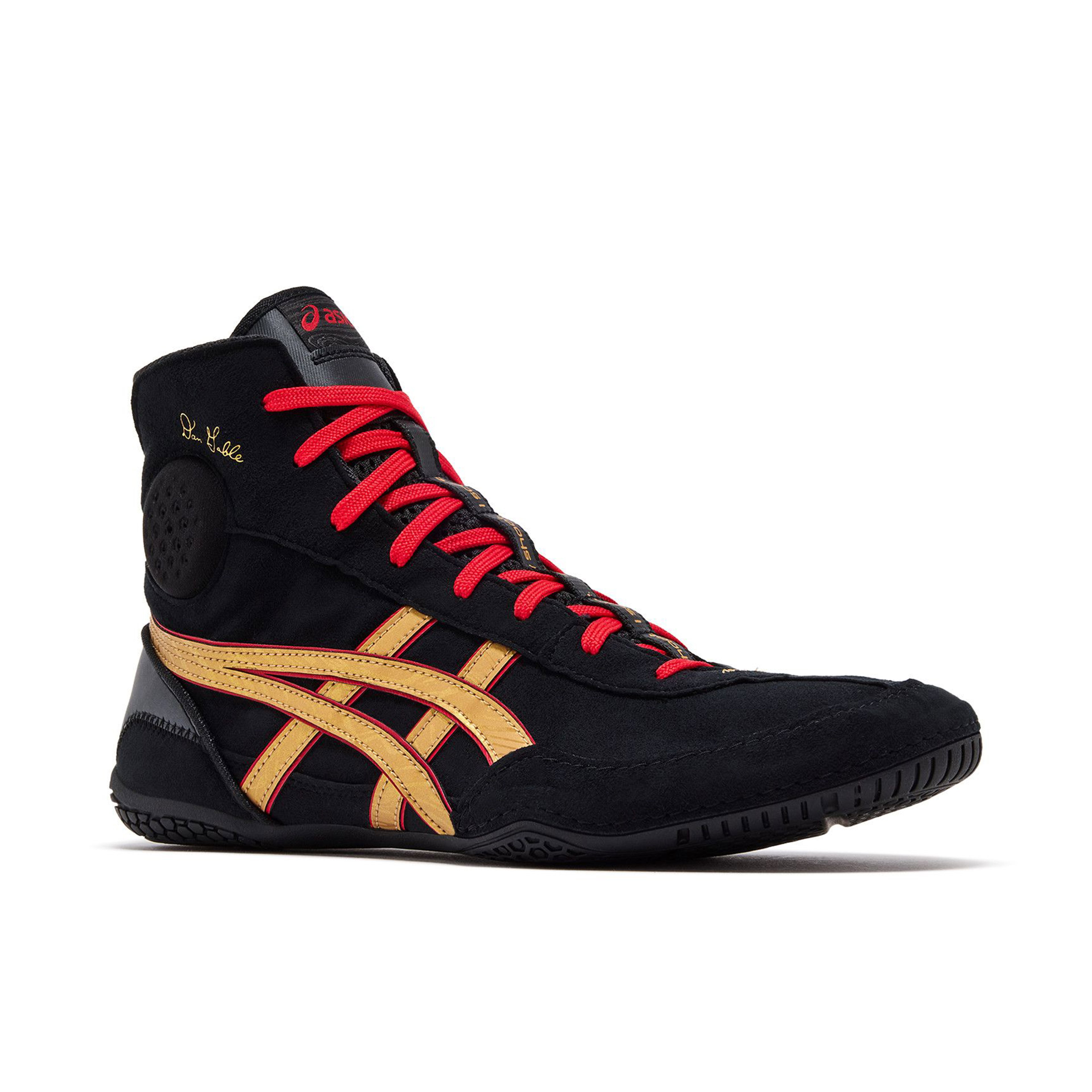 ASICS Dan Gable Evo 3 Black Pure Gold