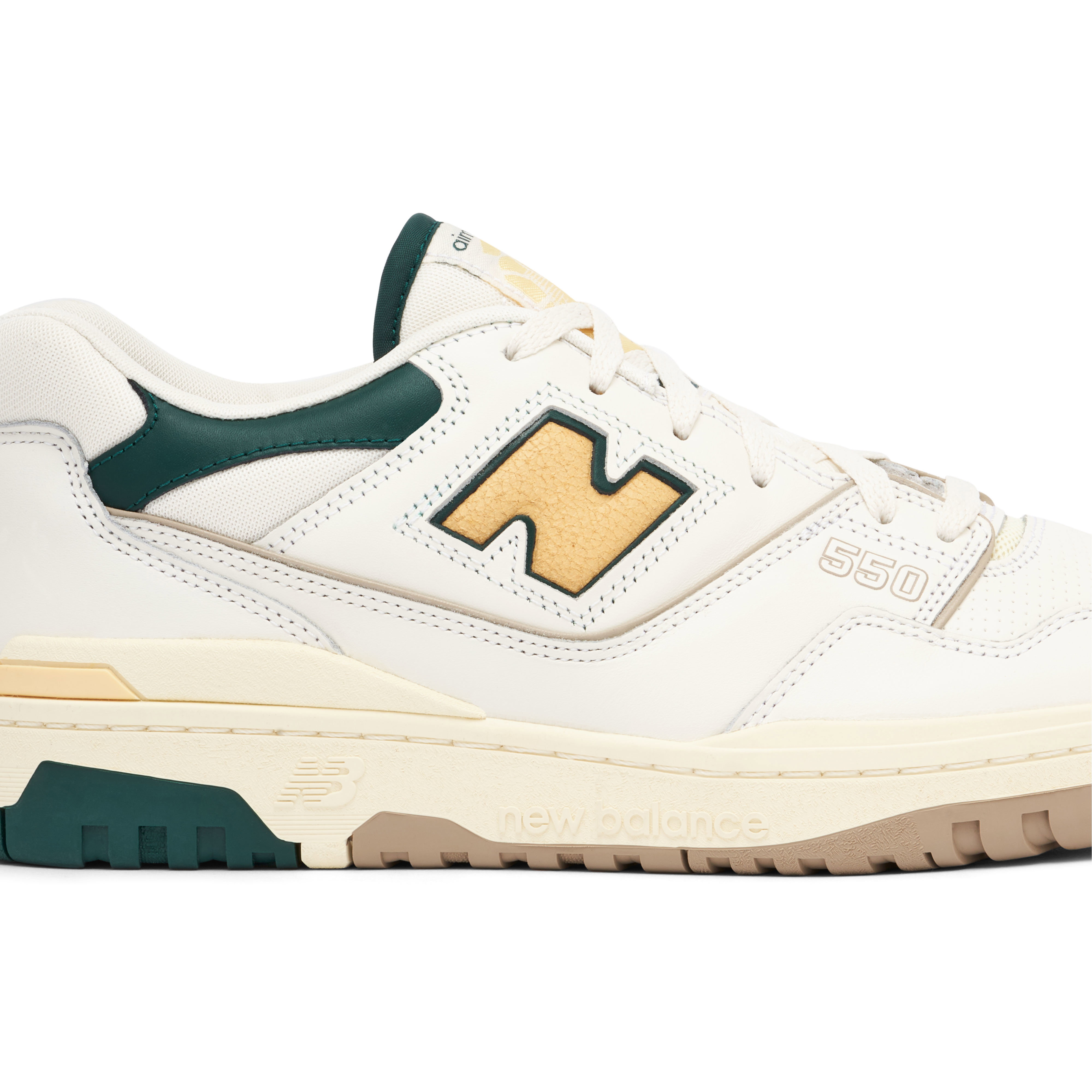 New Balance 550 x Aime Leon Dore White Green Yellow | BB550A2 | Laced