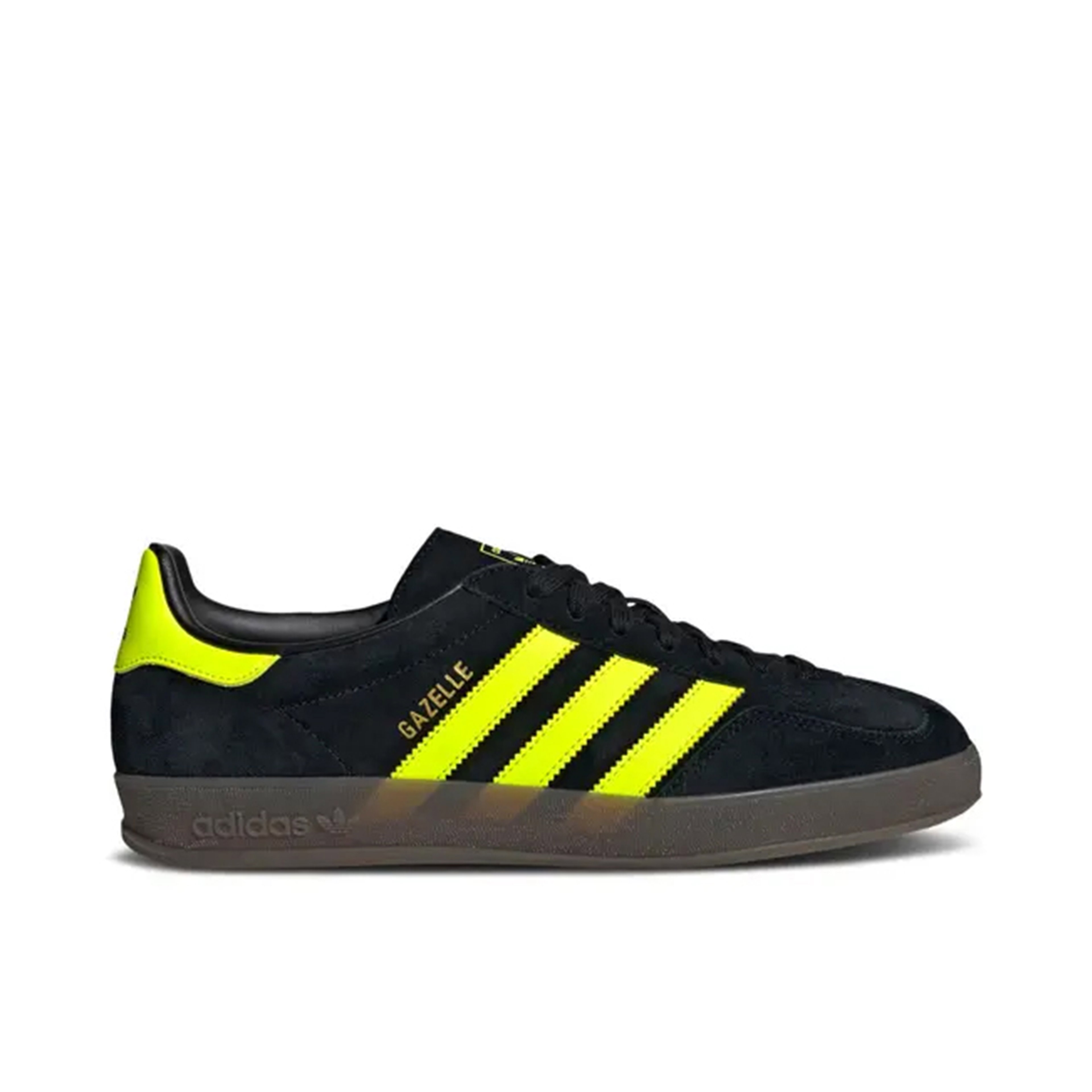Adidas Gazelle Indoor Core Black Solar Yellow Cloud White