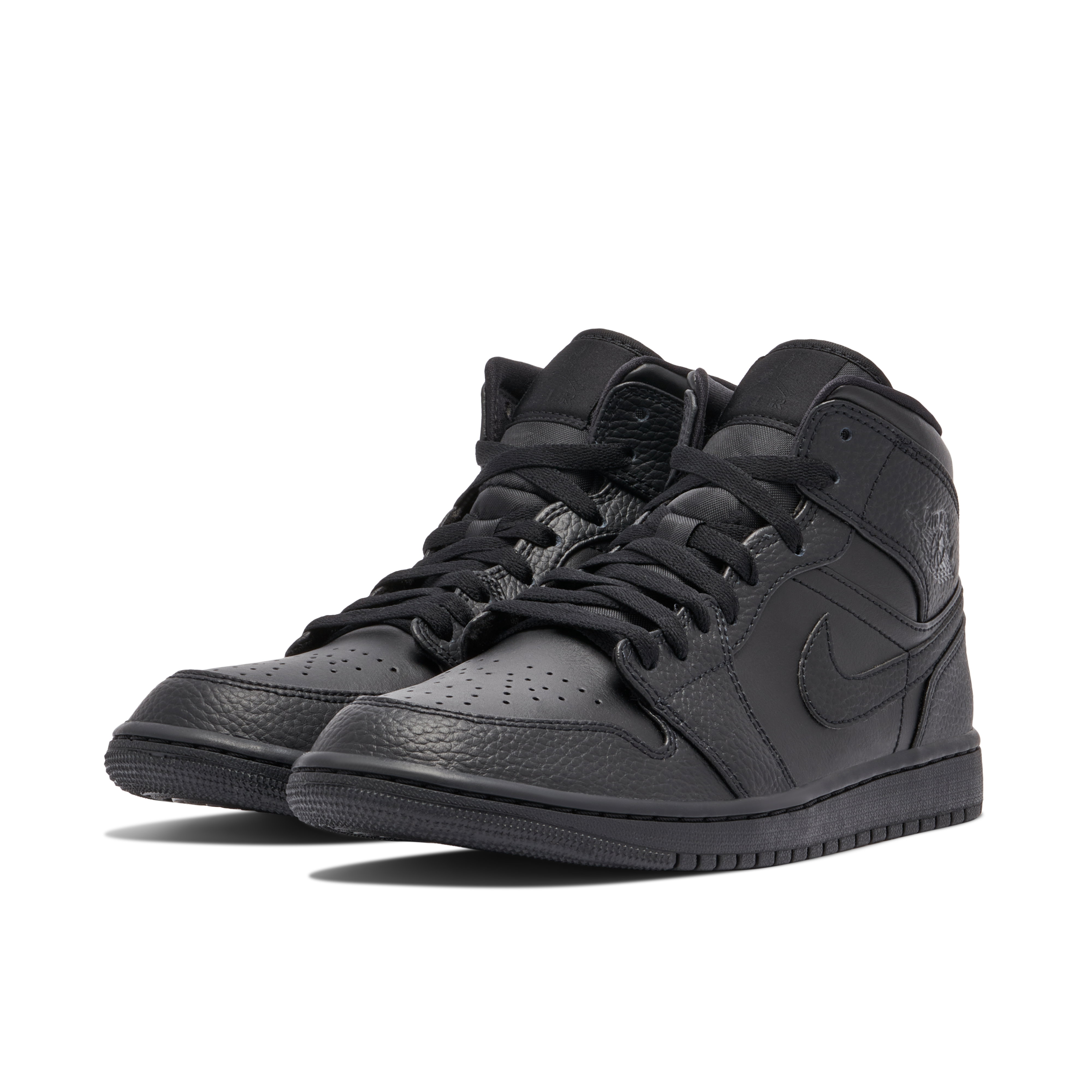 Air Jordan 1 Mid Triple Black | 554724-091 | Laced