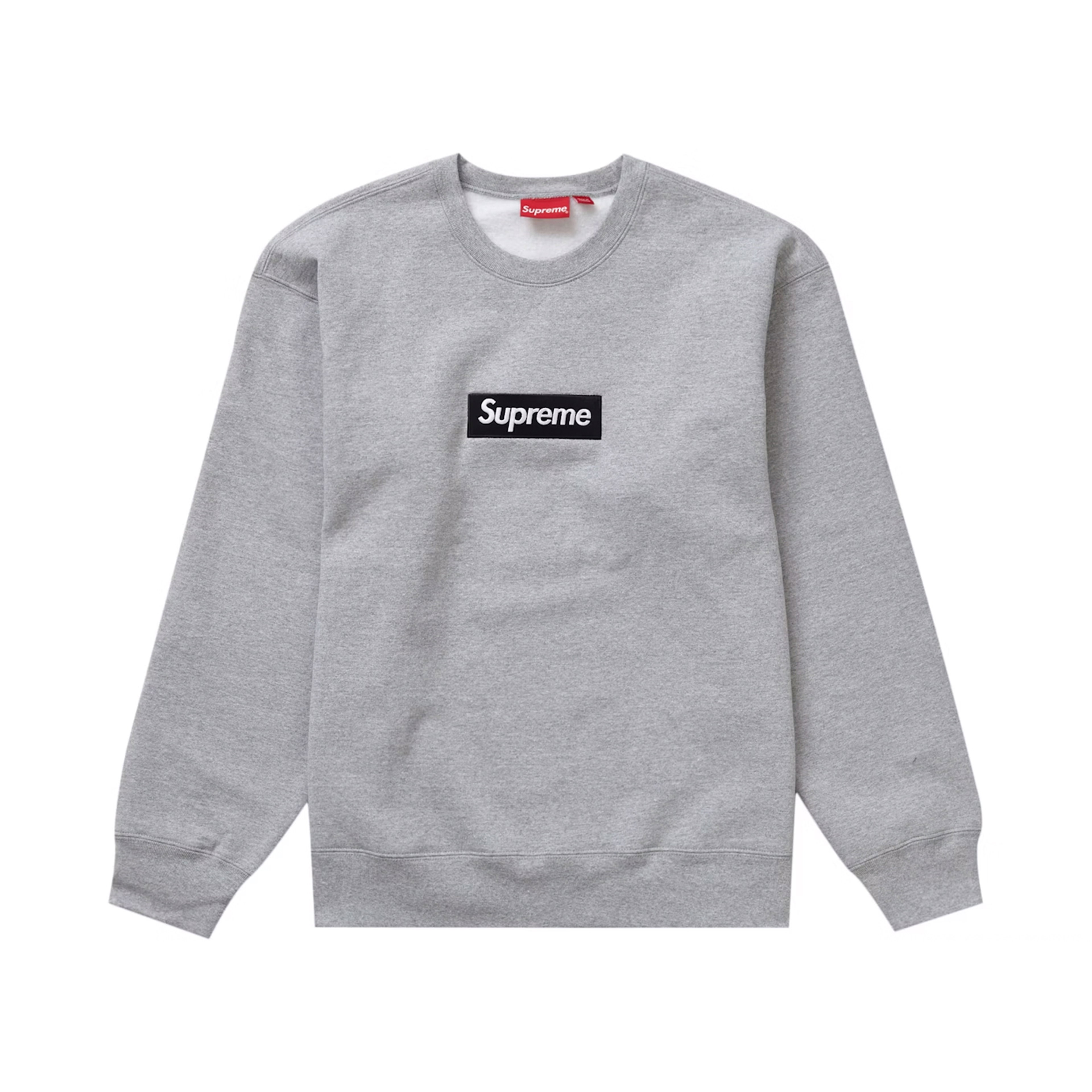 Supreme Box Logo Crewneck (FW22) Heather Grey