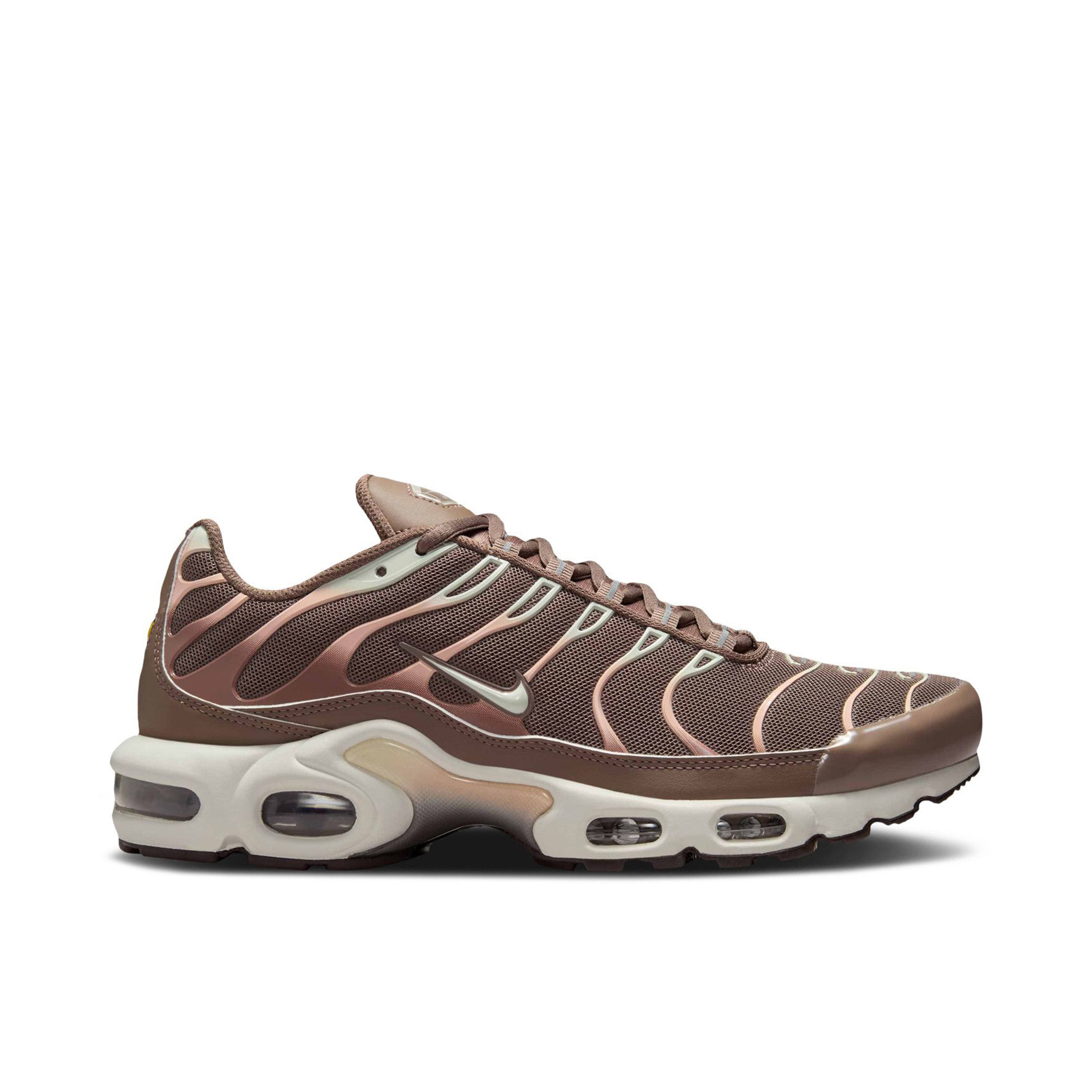 Nike Air Max Plus Mink Brown Baroque Brown Sail Metallic Silver Womens