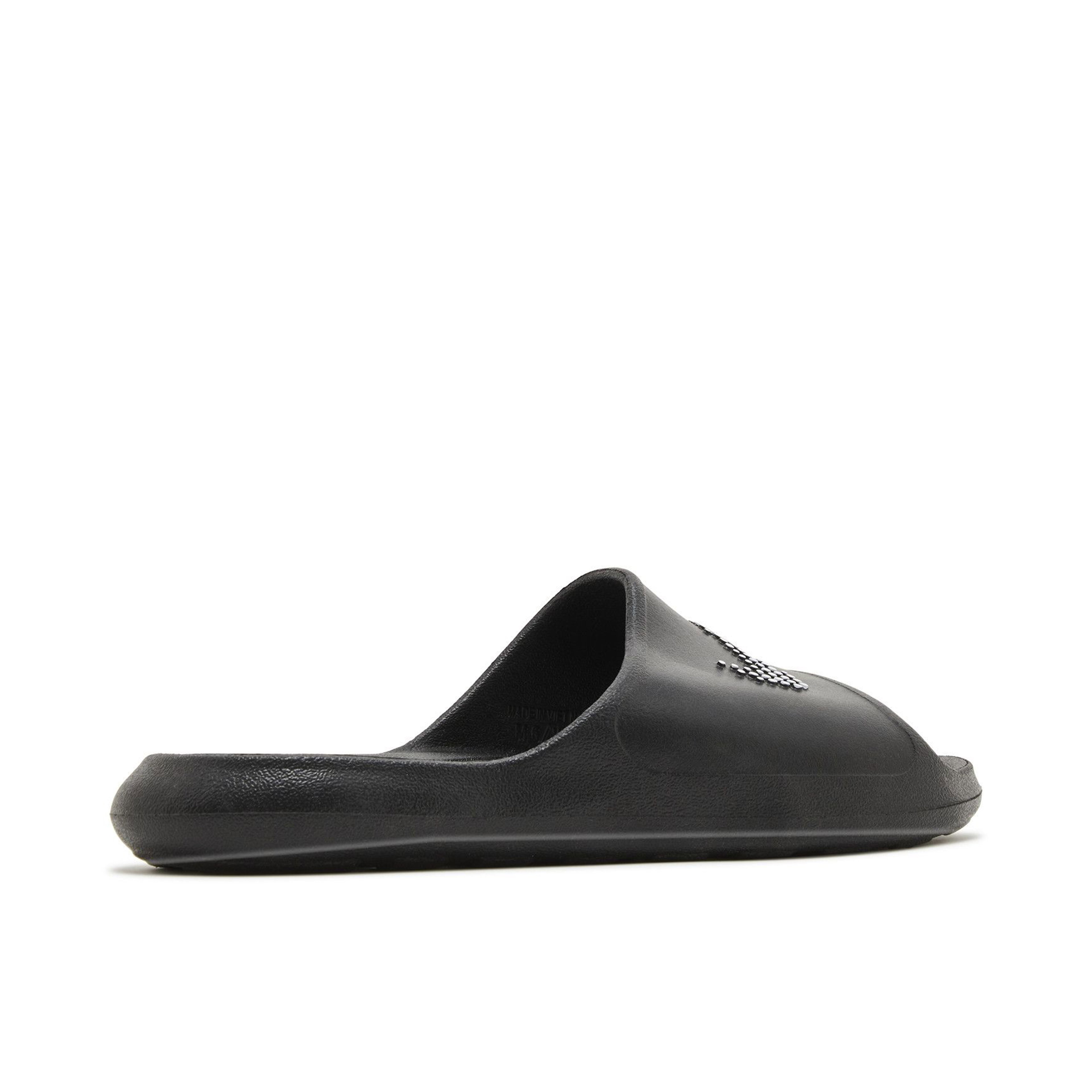 Nike Victori One Shower Slide Polka Dot Swoosh Black Womens