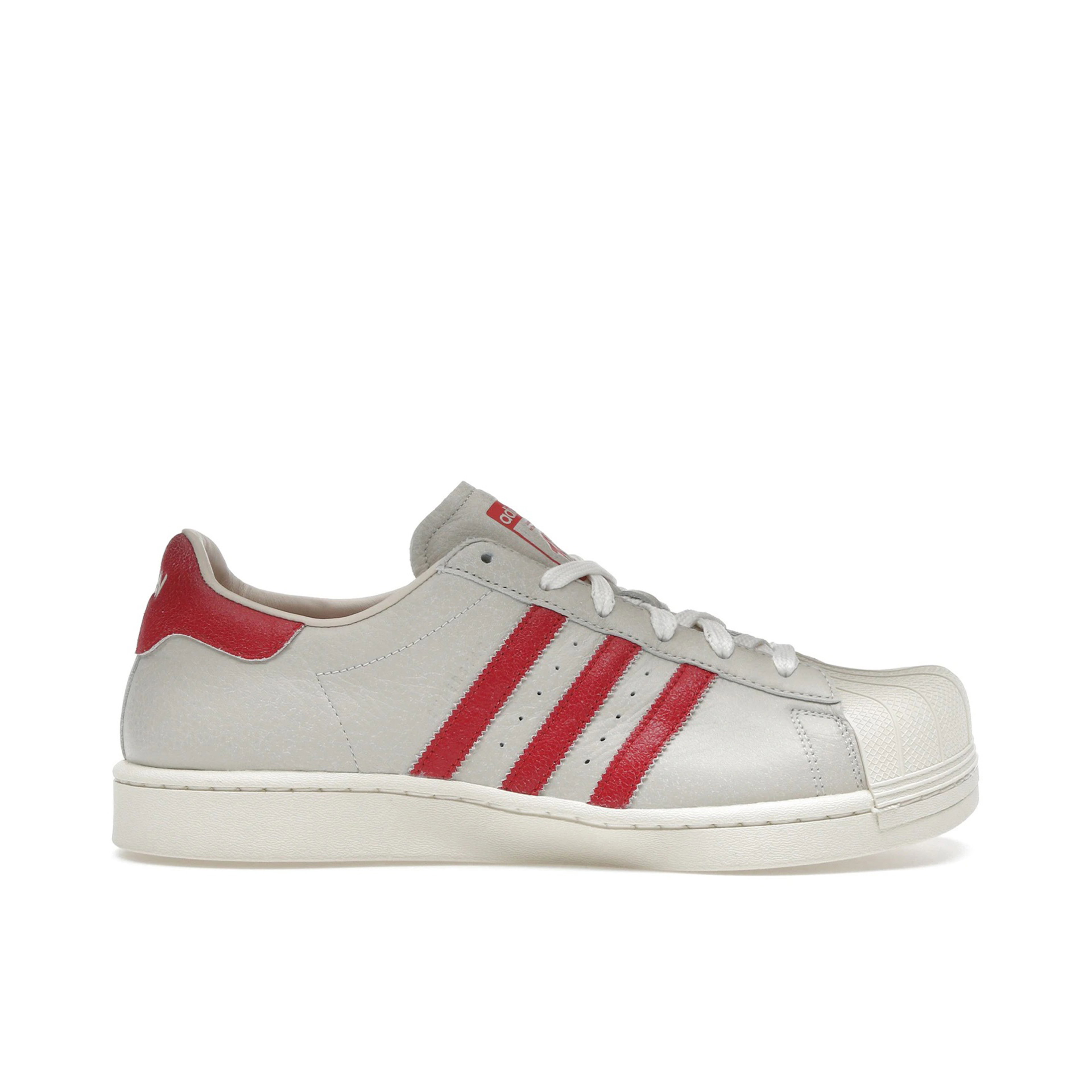 Adidas Superstar Modified AVAVAV Crystal White Red Womens