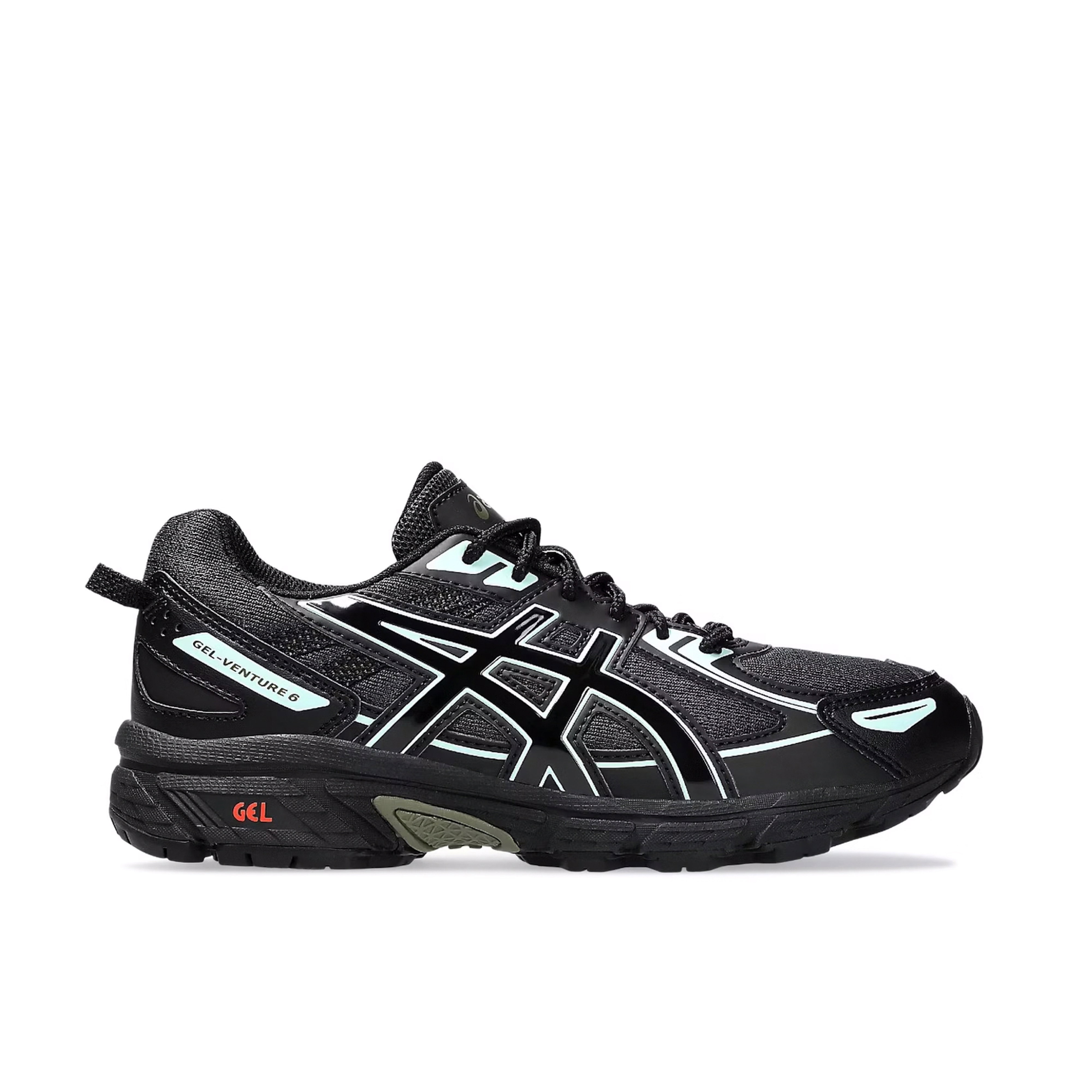 ASICS Gel-Venture 6 Black GS | 1204A162-001 | Laced