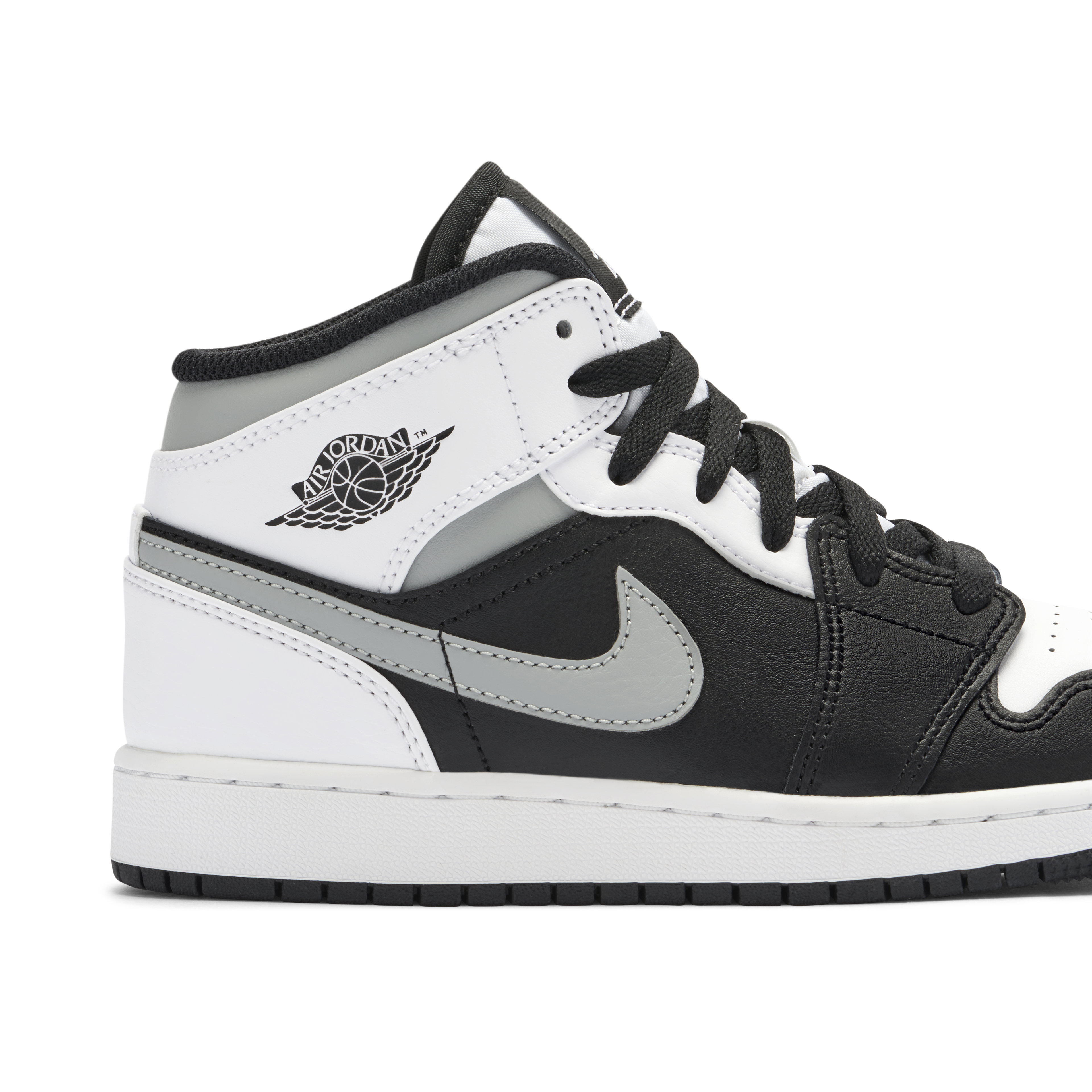 Air Jordan 1 Mid White Shadow GS