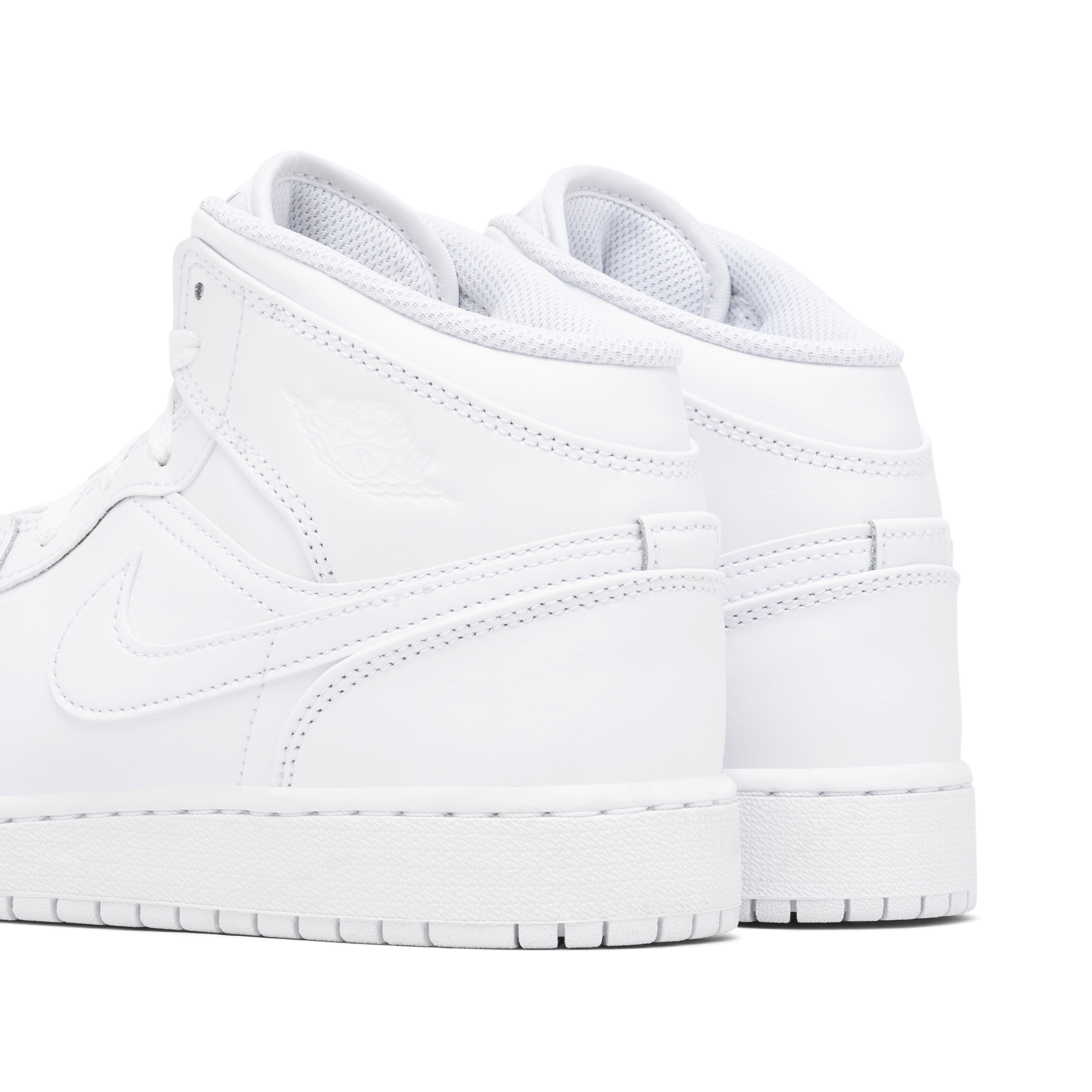Air Jordan 1 Mid Triple White GS 2023 | 554725-136 | Laced