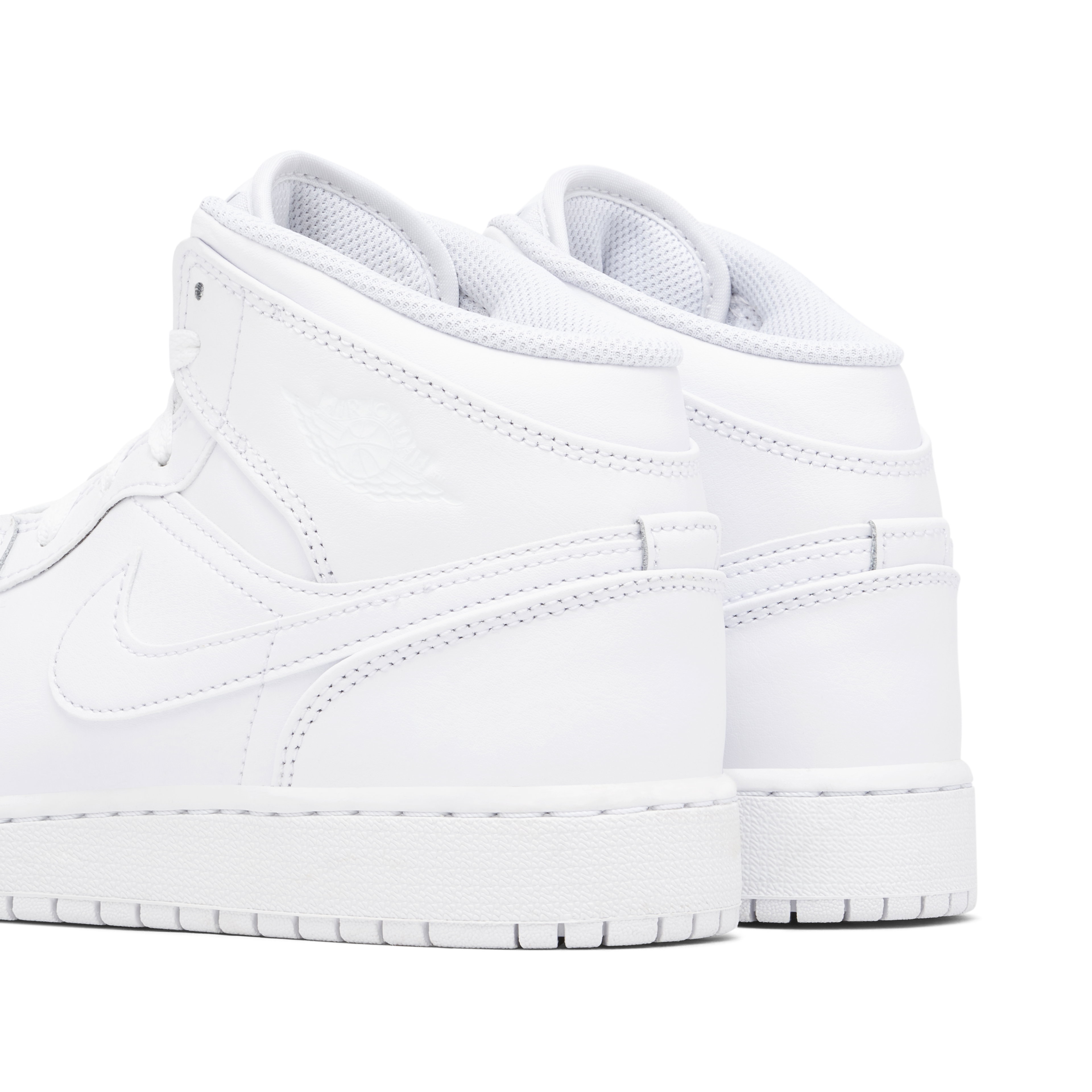 Air Jordan 1 Mid Triple White GS 2023