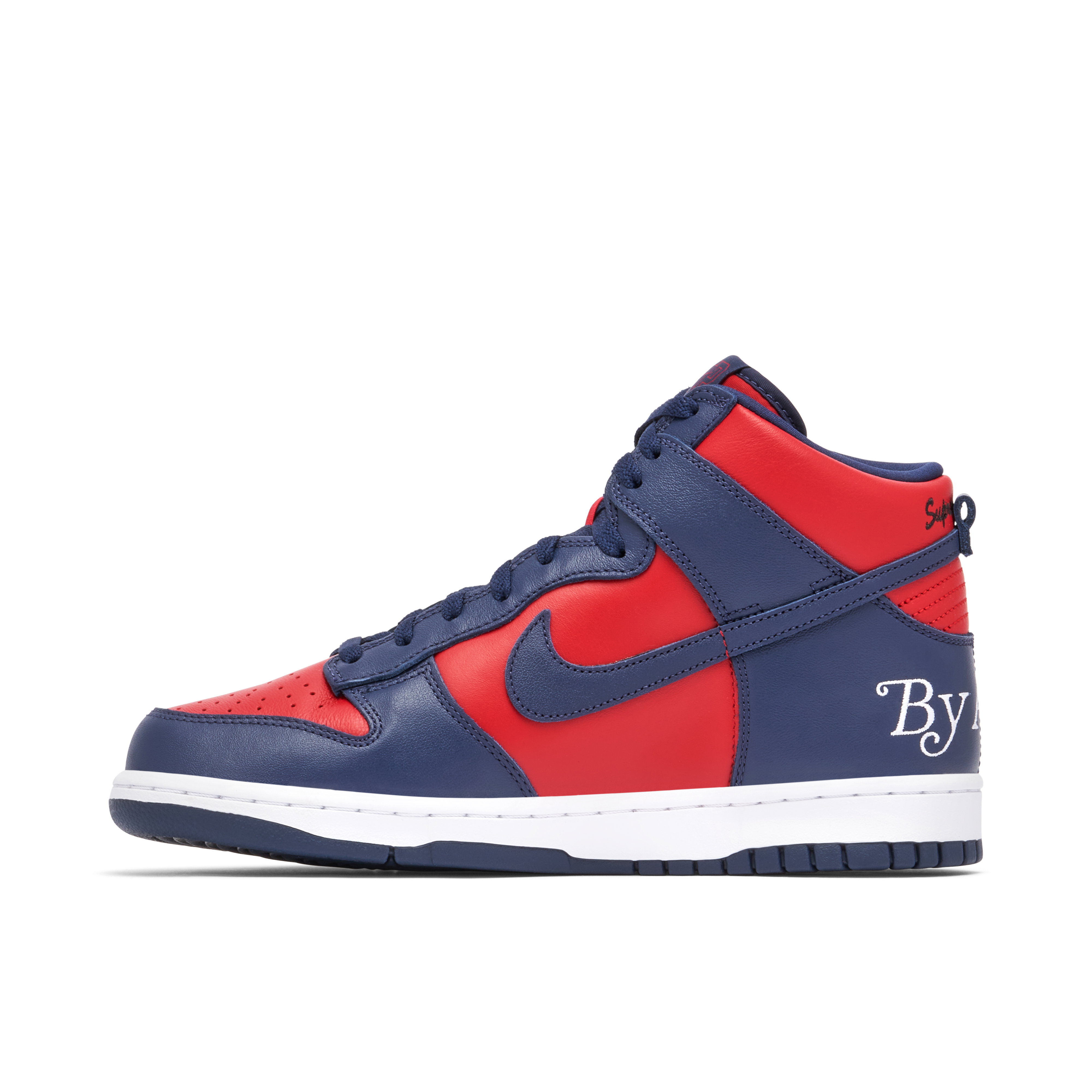Supreme × Nike SB Dunk High By Any Means "Red/Navy-White"

シュプリーム × ナイキ SB Nike SB Dunk High x Supreme “By Any Means” Review & On Feet - YouTube