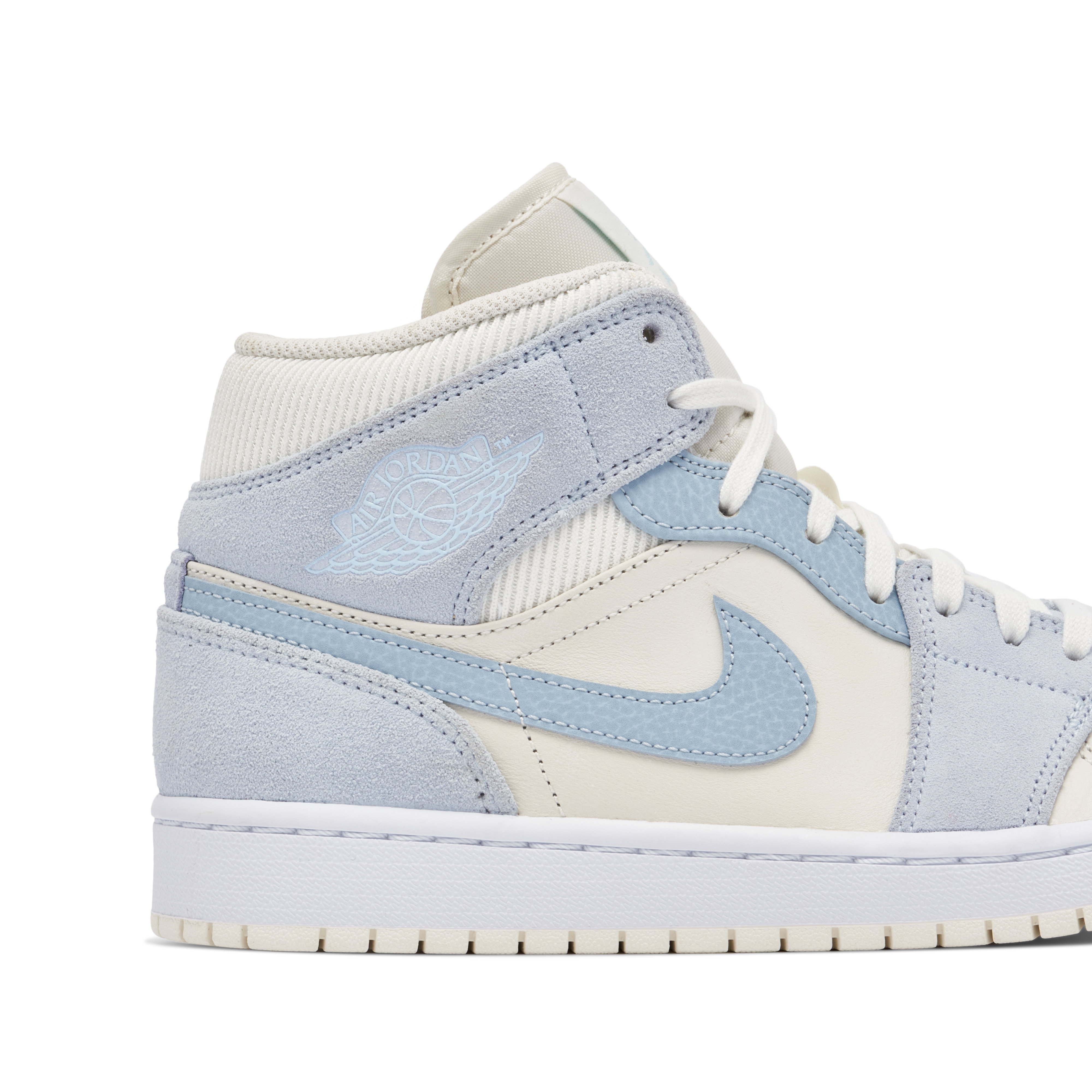 Air Jordan 1 Mid Mixed Textures Blue | DA4666-100 | Laced