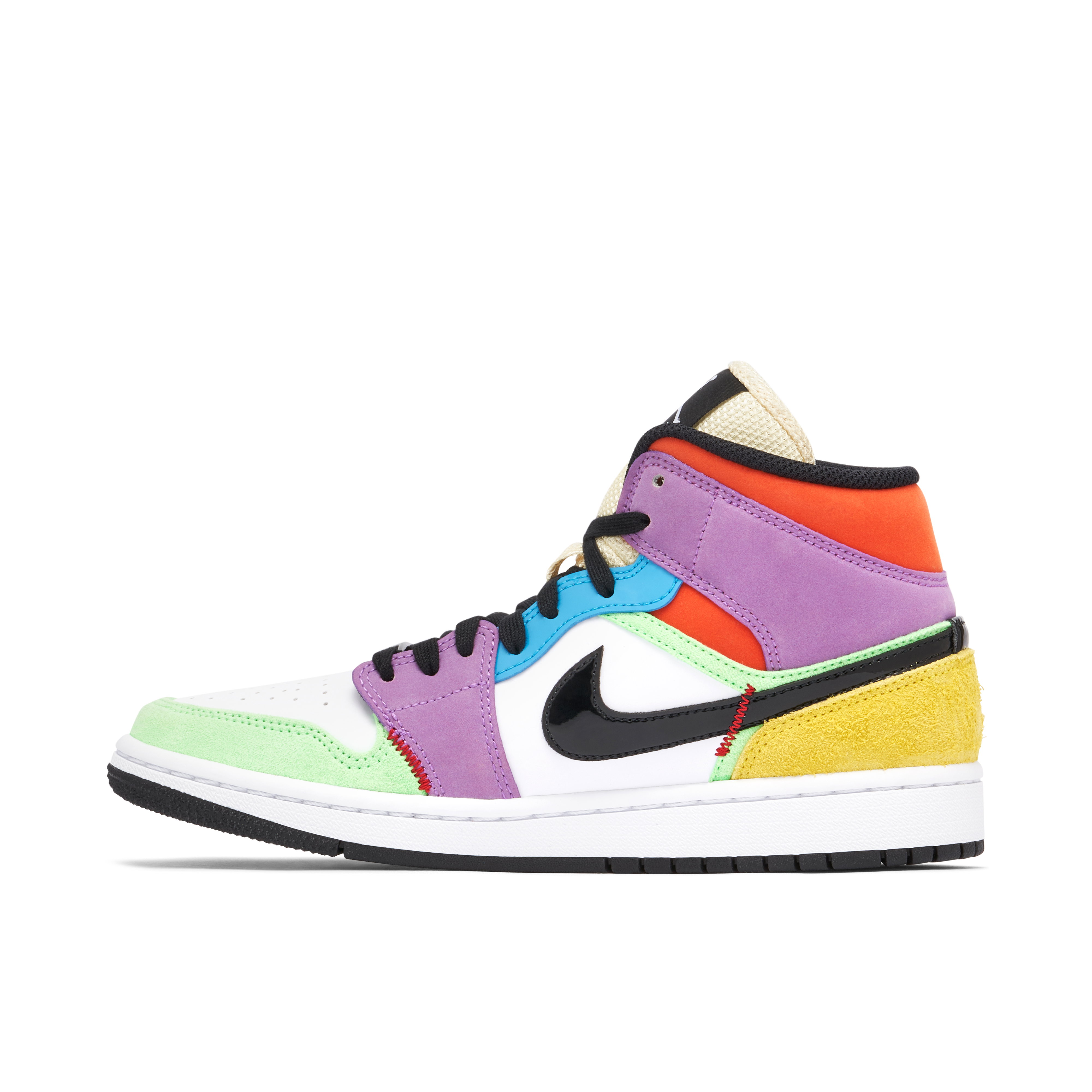 Air Jordan 1 Mid SE Multi-Color Womens | CW1140-100 | Laced