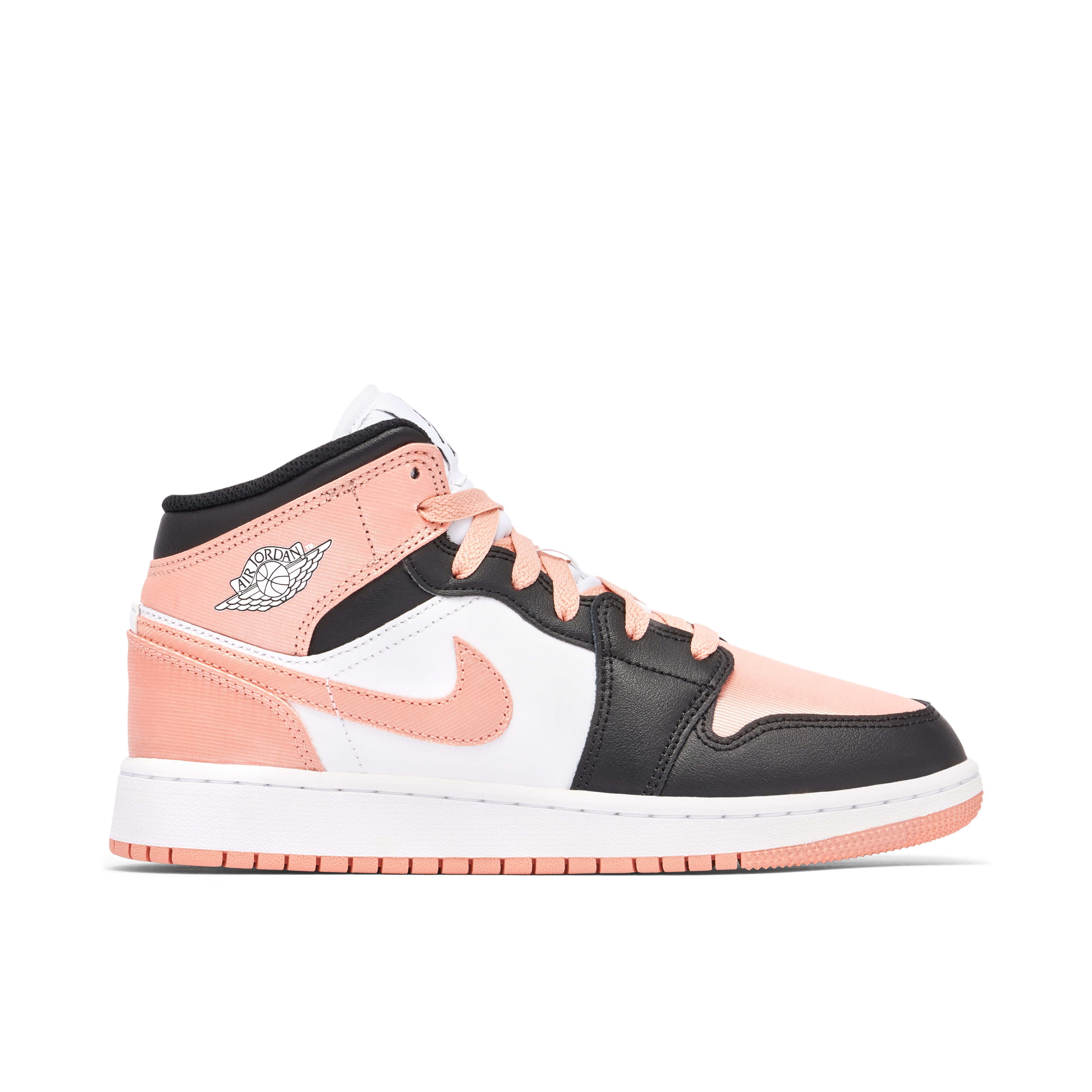 NIKE JORDAN 1 MID ホワイト ライト マダー ルート ブラック Air Jordan 1 Mid Madder Root GS | DM9077-108 | Laced