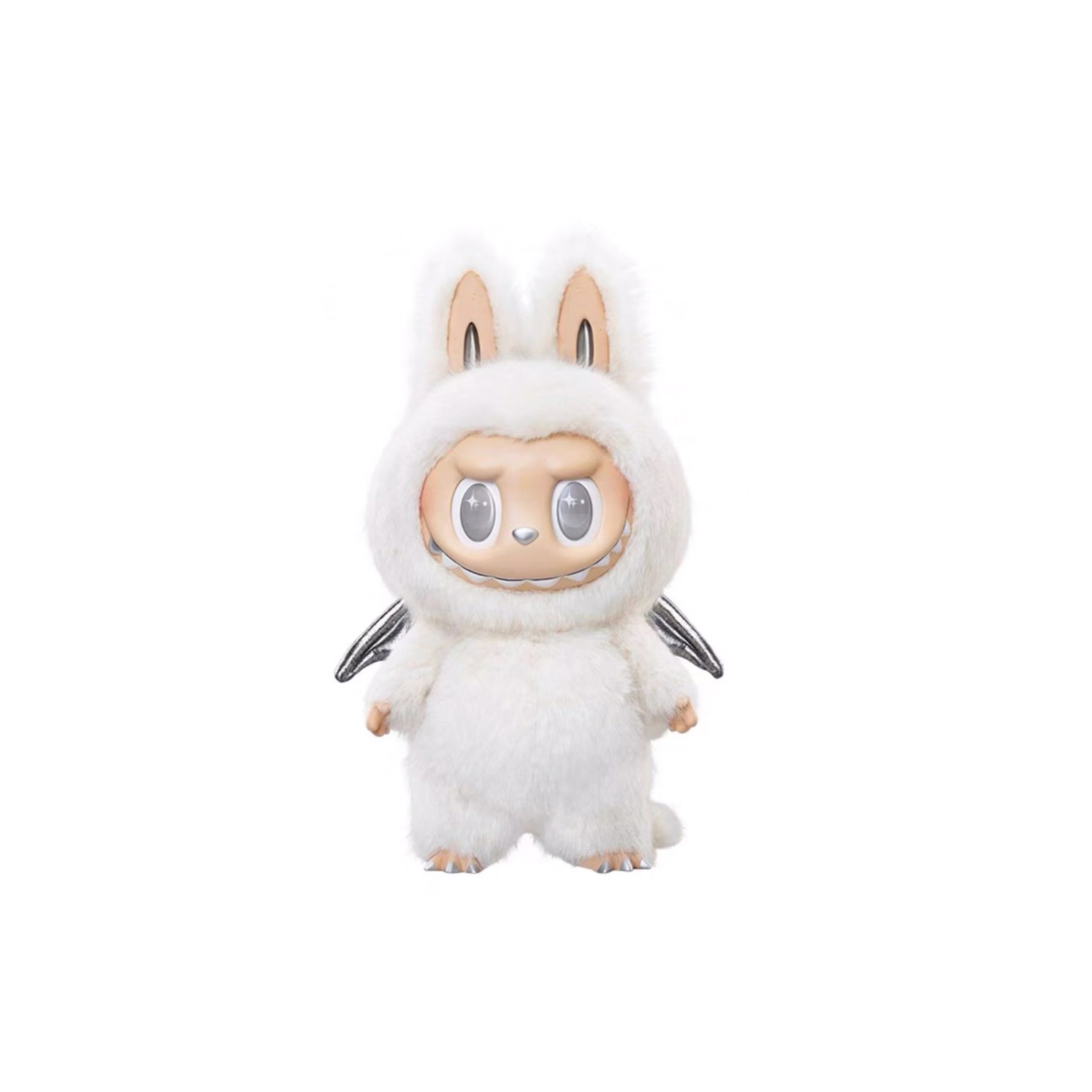 Pop Mart The Monsters Labubu Zimomo Angel in Clouds Figure + Tote Bag