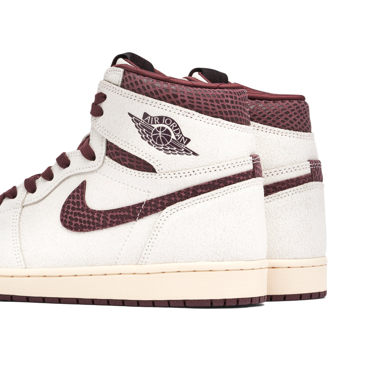A Ma Maniere x Air Jordan 1 Burgundy Sail | DO7097-100 | Laced