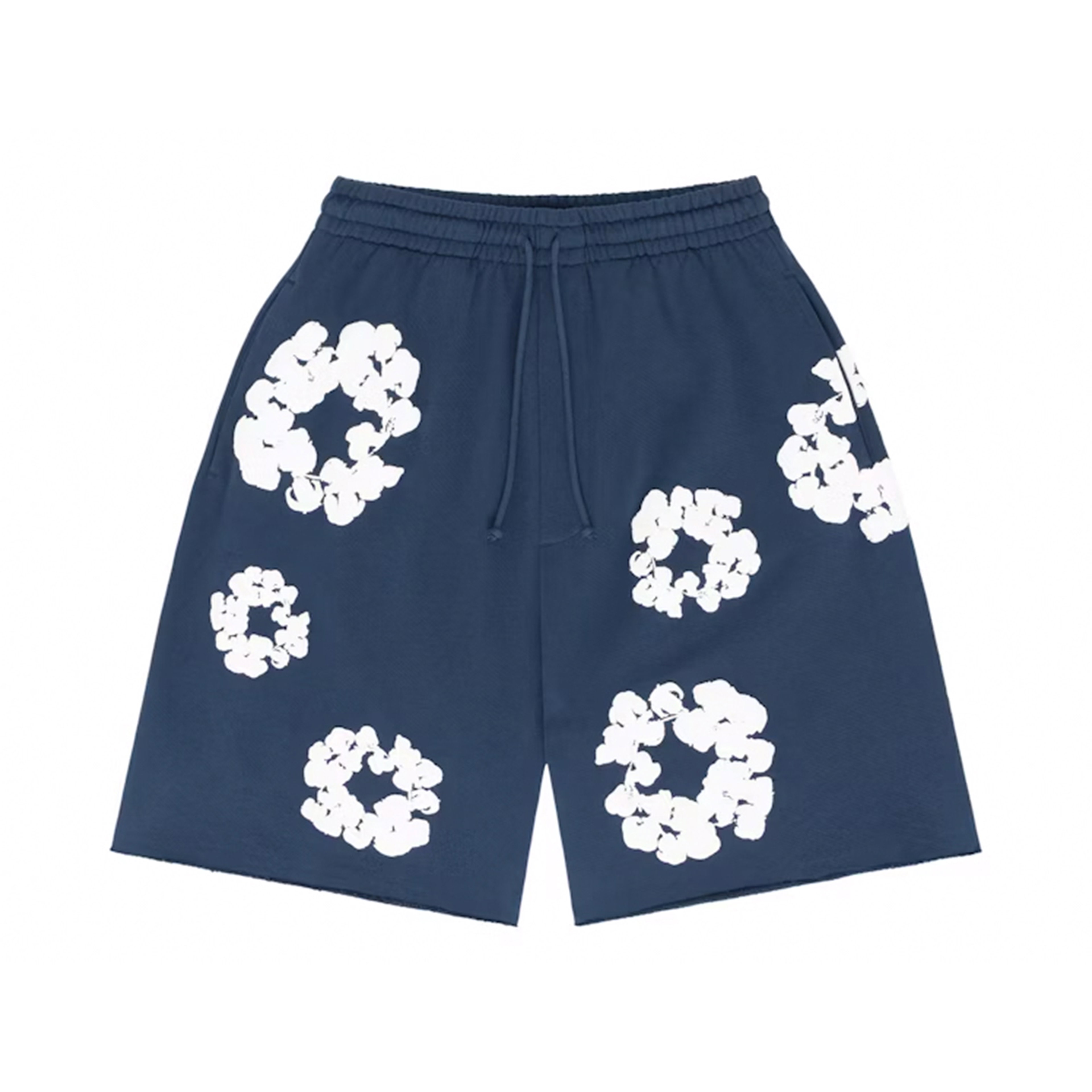 Denim Tears The Cotton Wreath Shorts Navy