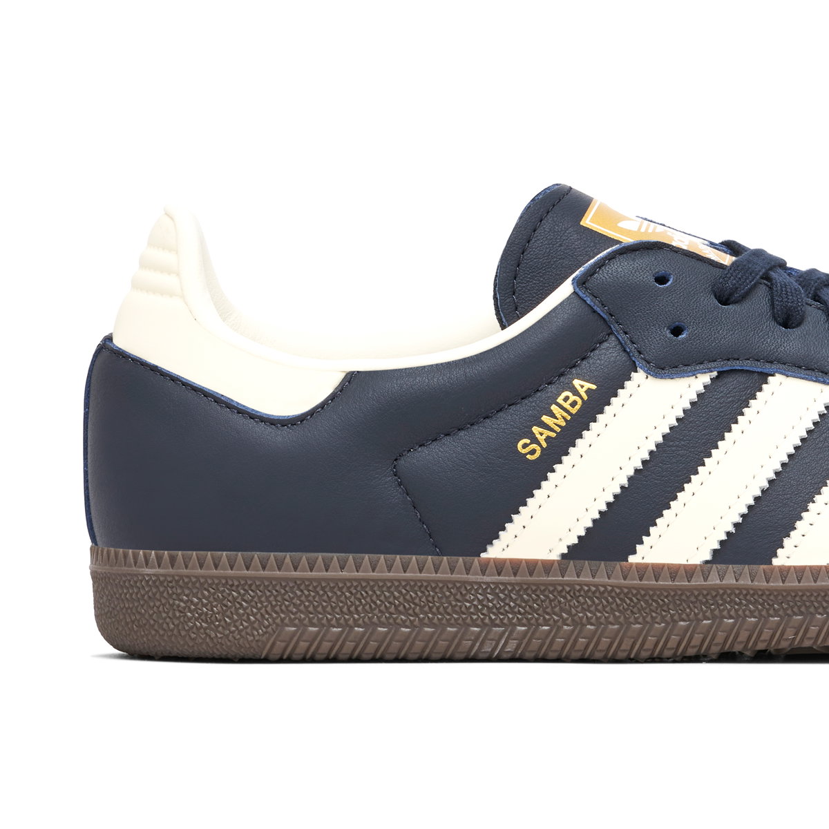 adidas gazelle silver green womens ADIDAS SAMBA GOLF -- WHITE/BLUE – New York Golf Center main image 1
