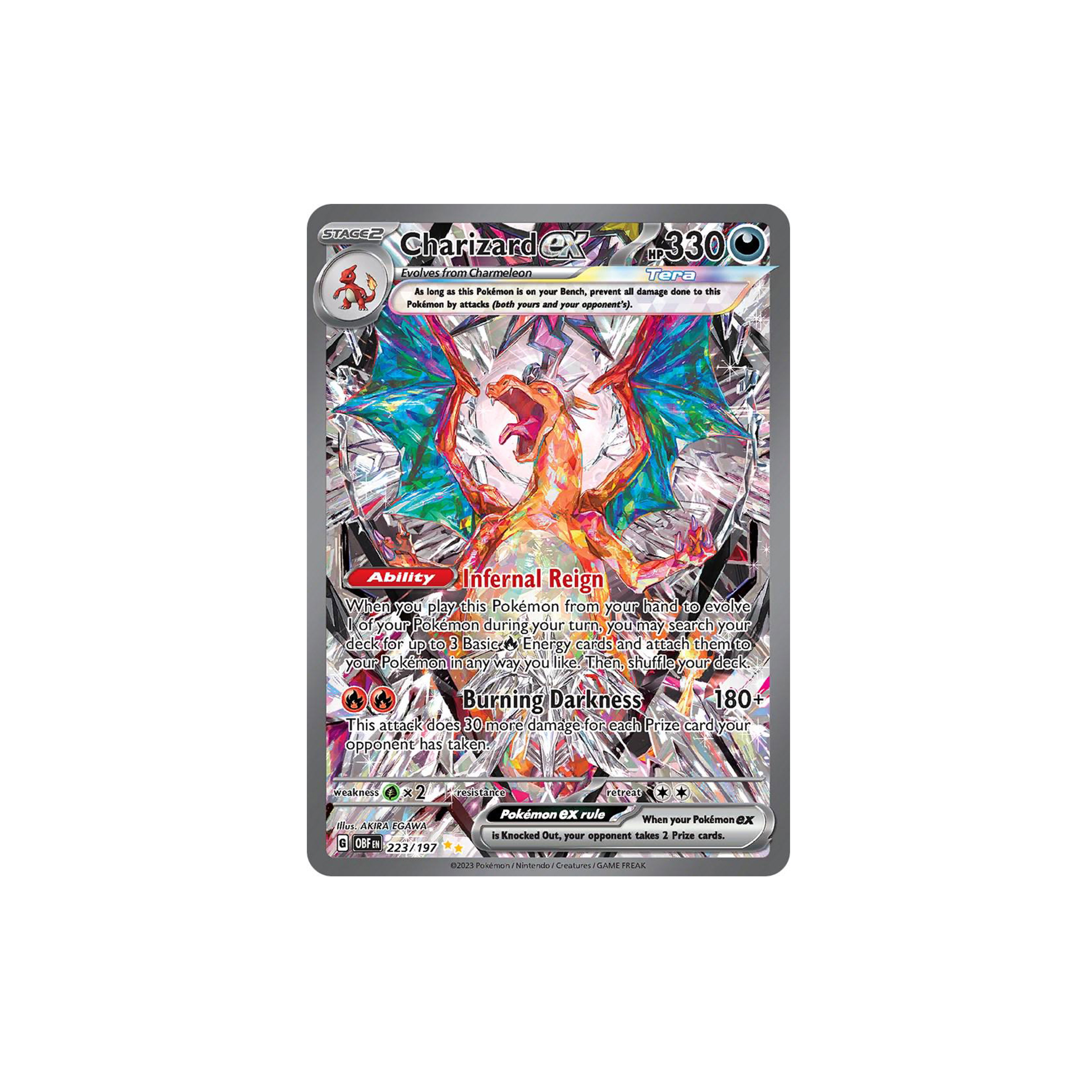 Charizard ex (123) Obsidian Flames Pokèmon Card