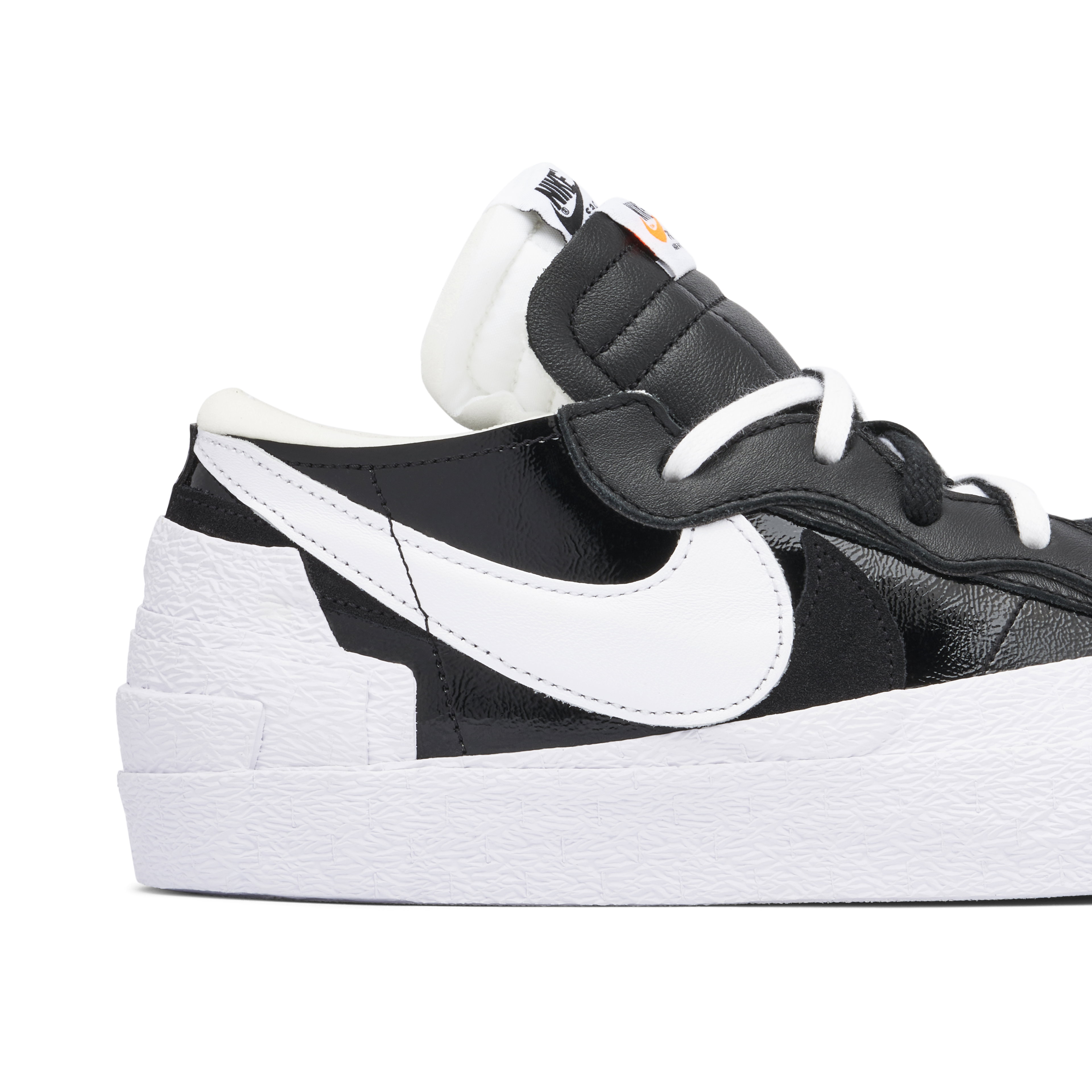 sacai x Nike Blazer Low Black White Patent