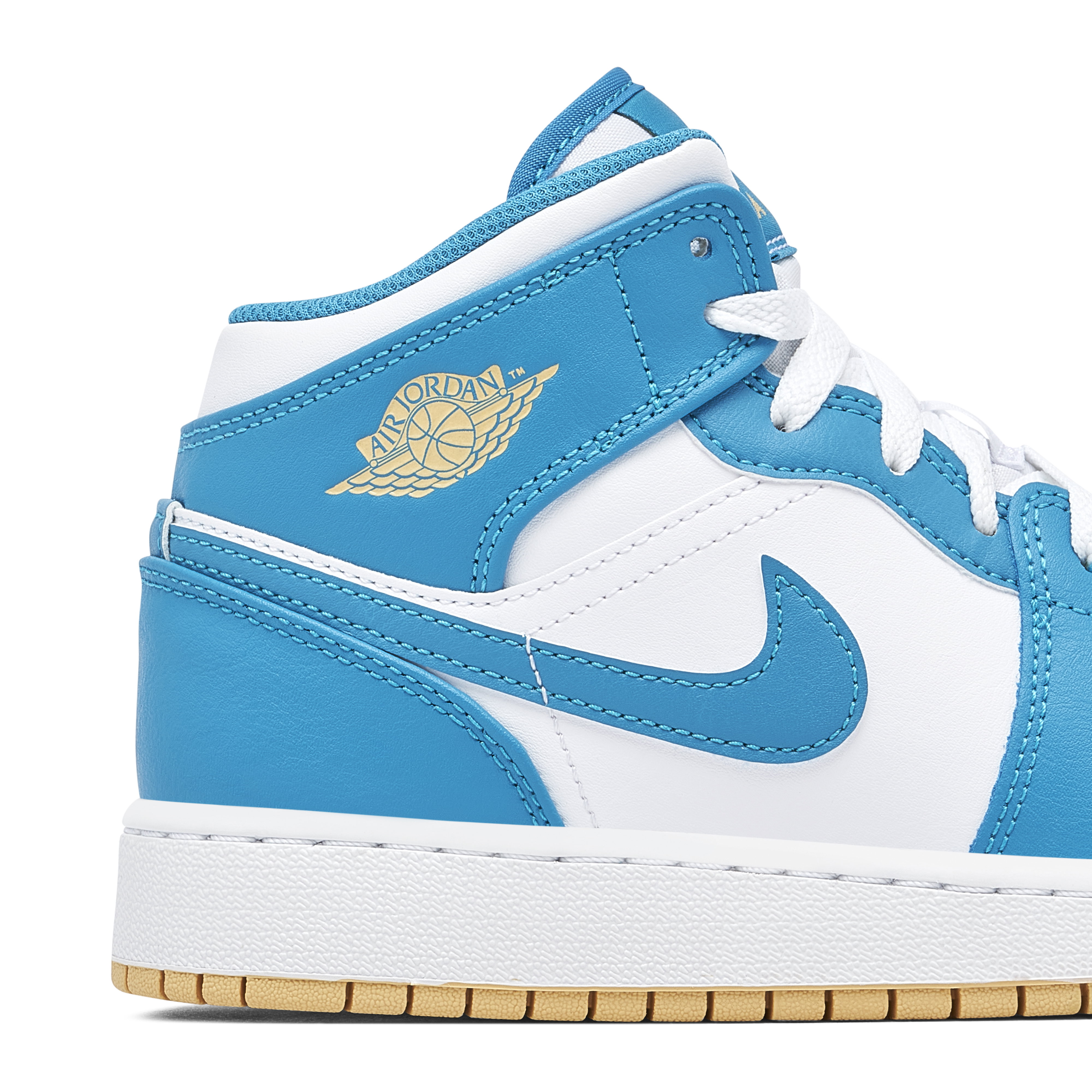 Air Jordan 1 Mid White Teal GS | DQ8423-400 | Laced