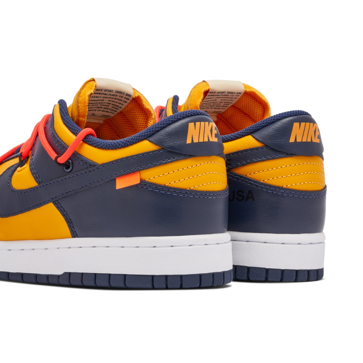 Off-White x Nike SB Dunk Low University Gold | CT0856-700 | Laced
