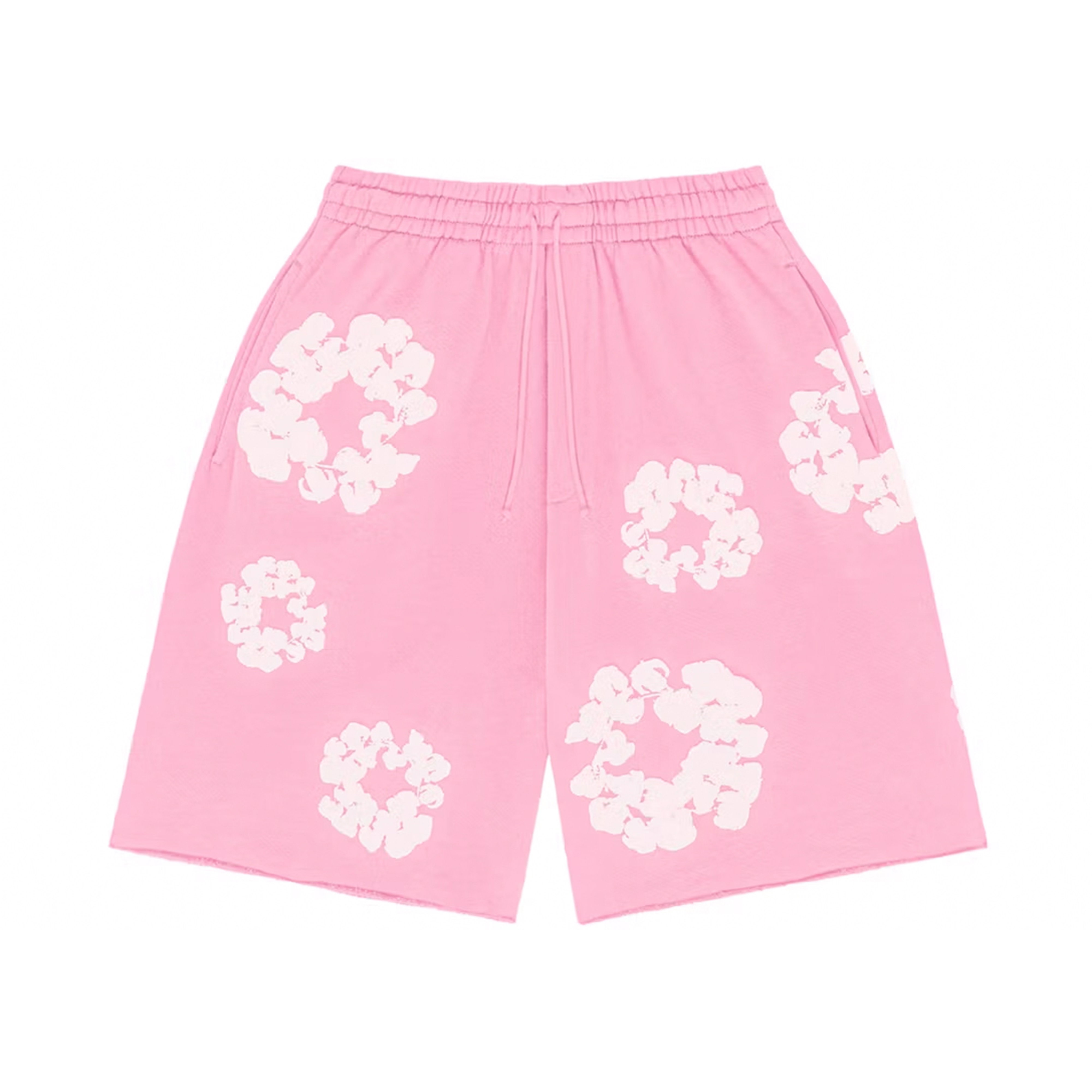 Denim Tears The Cotton Wreath Shorts Pink | DENIM-TEARS-00033 | Laced