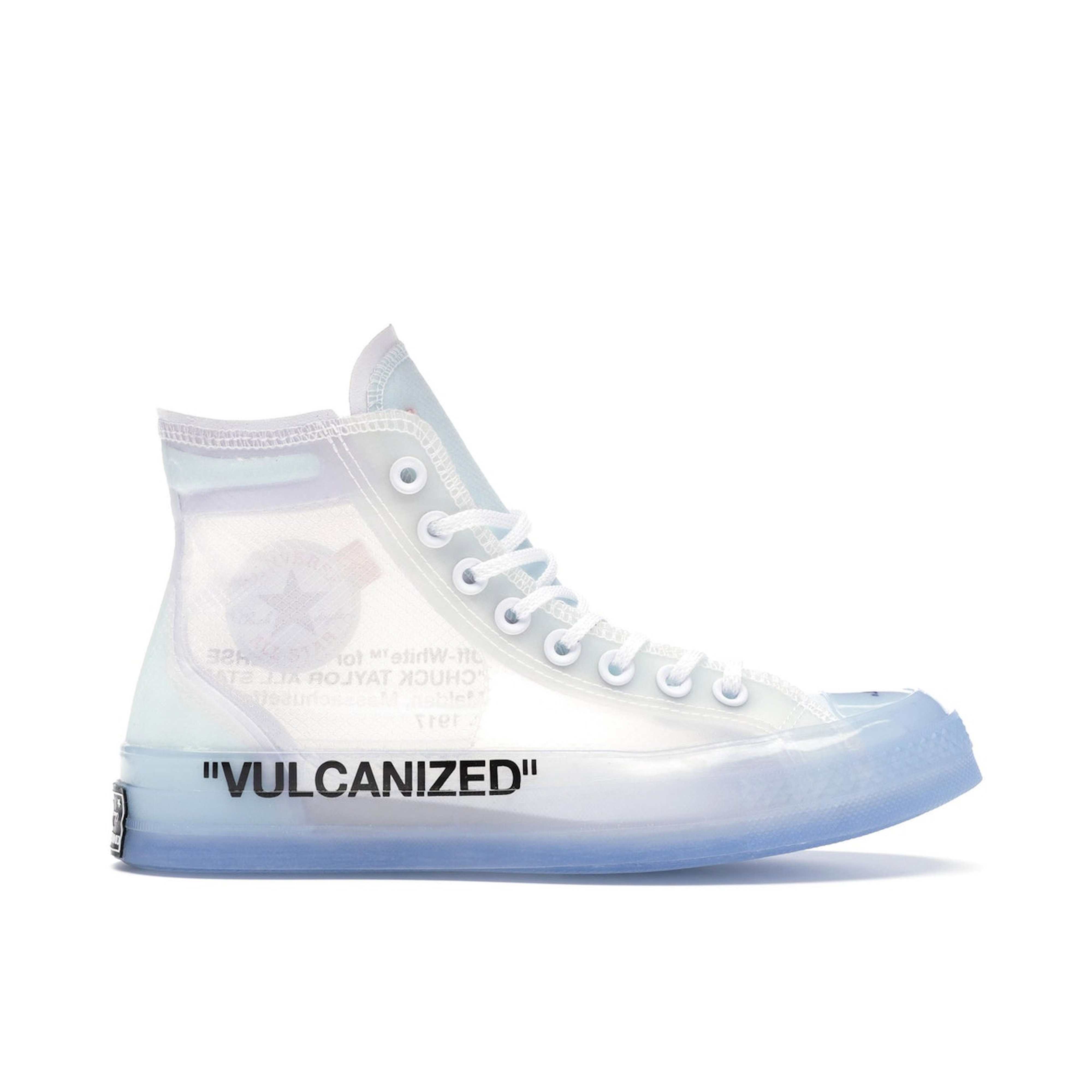 off-white × converse Converse Chuck Taylor All-Star Vulcanized Hi x Off-White | 162204C
