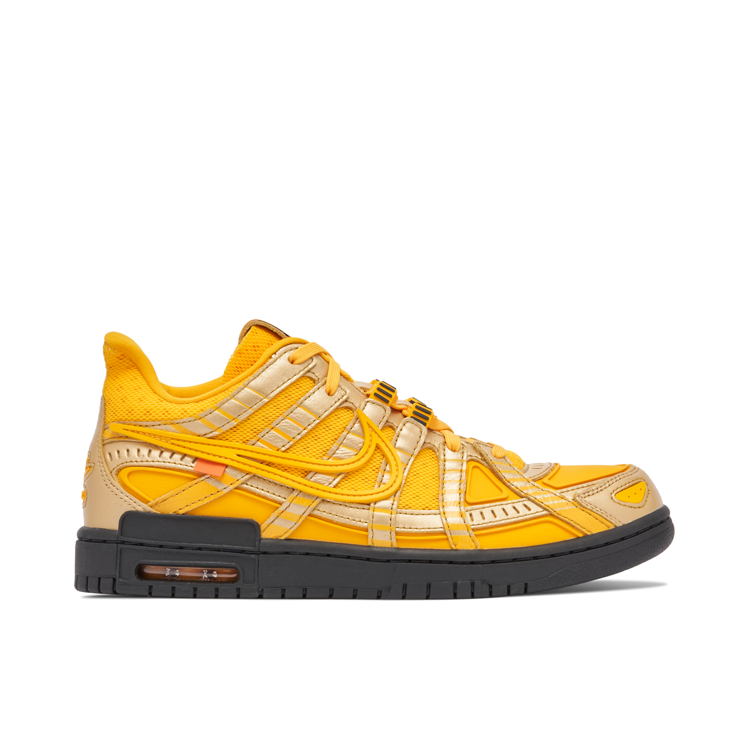 Rubber Dunk x Off White University Gold