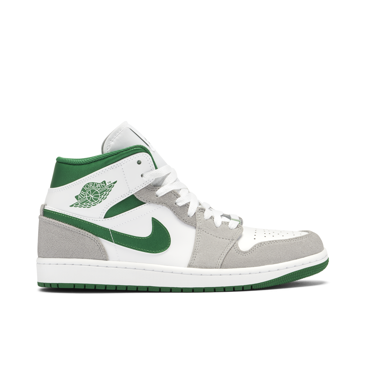 Air Jordan 1 Mid Grey Green