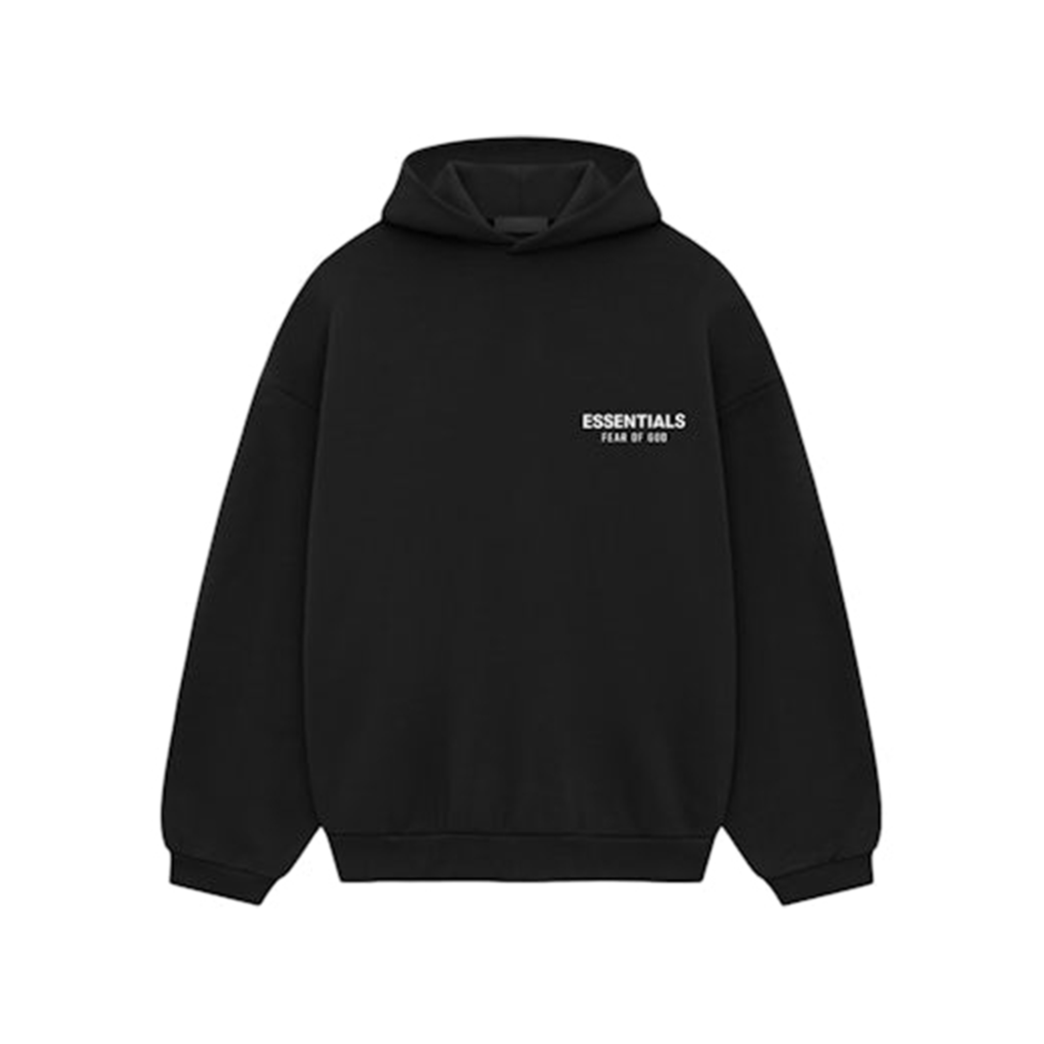 Fear of God Essentials Fleece Hoodie (FW24) Black | 192HO246250F
