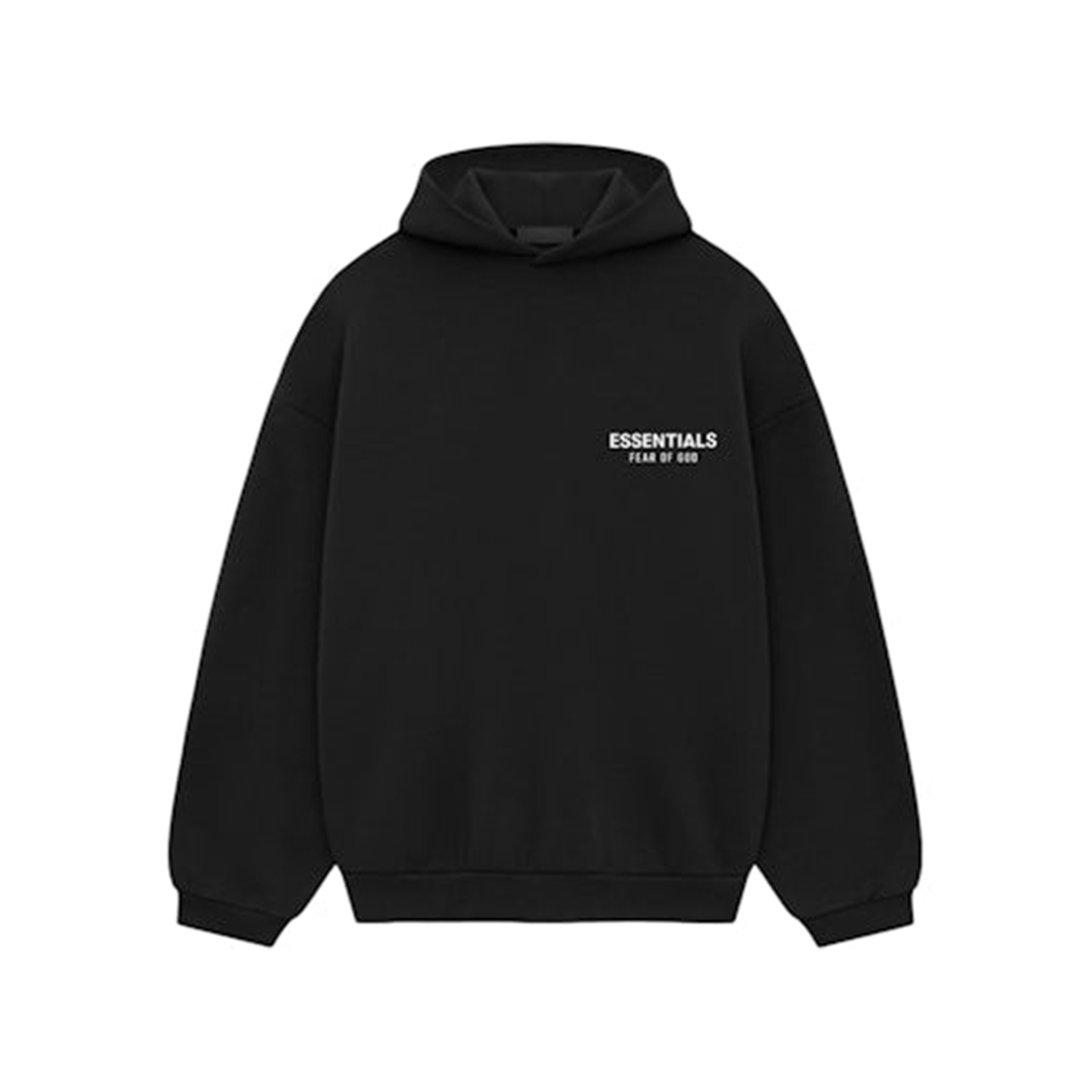 Fear of God Essentials Fleece Hoodie (FW24) Black