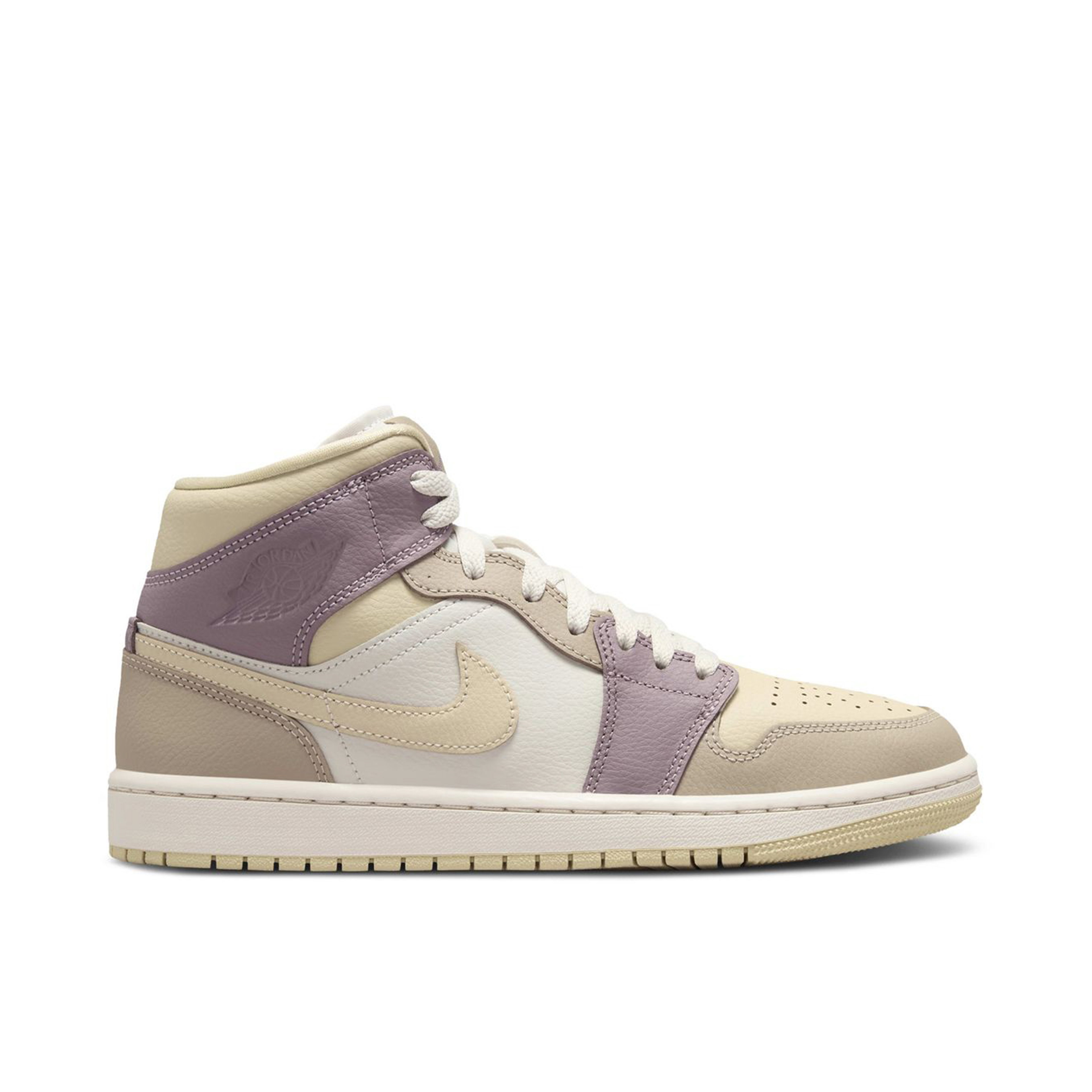 Air Jordan 1 Mid Light Orewood Brown Taupe Grey Womens