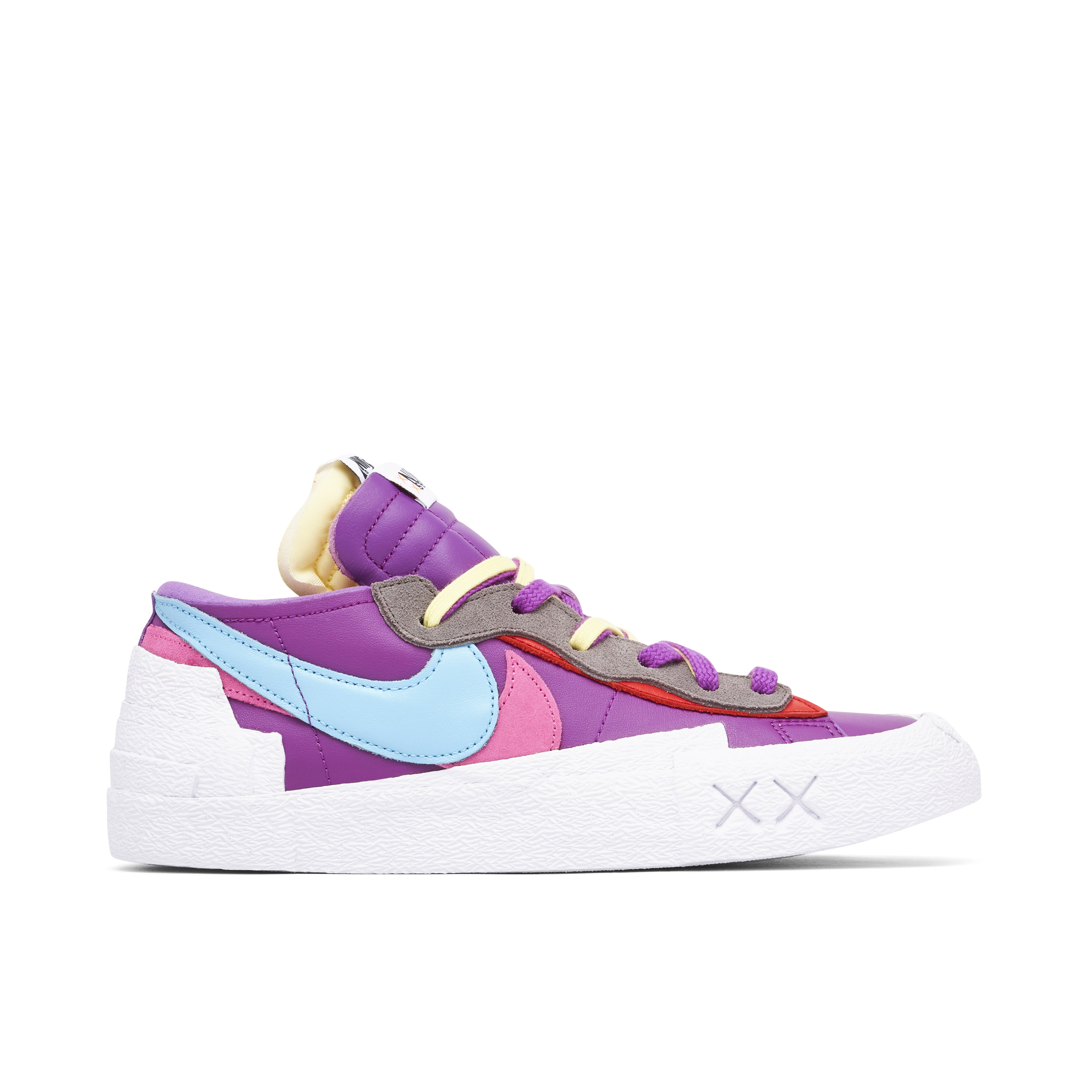 KAWS x sacai x Nike Blazer Low Purple | DM7901-500 | Laced