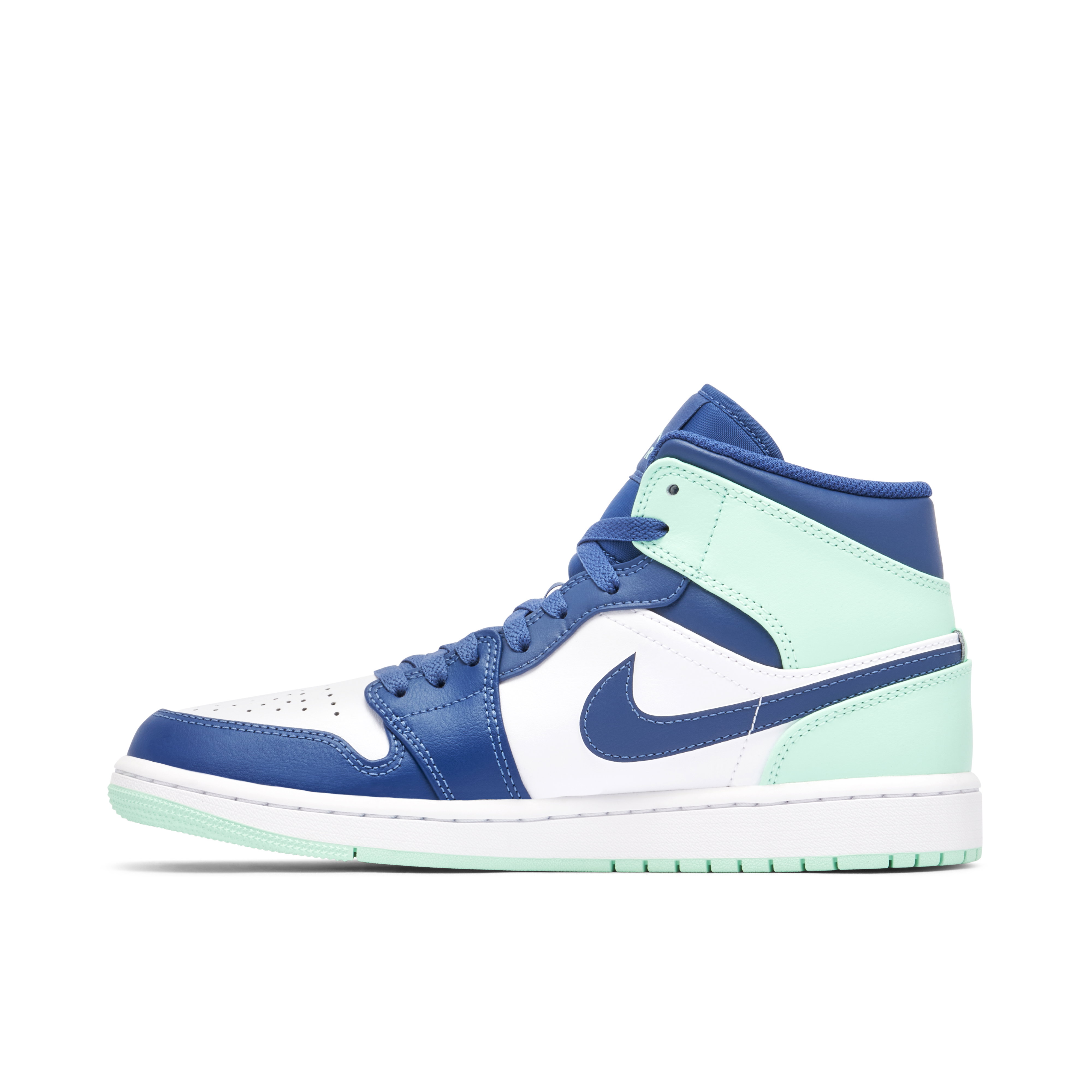 Air Jordan 1 Mid Blue Mint | 554724-413 | Laced