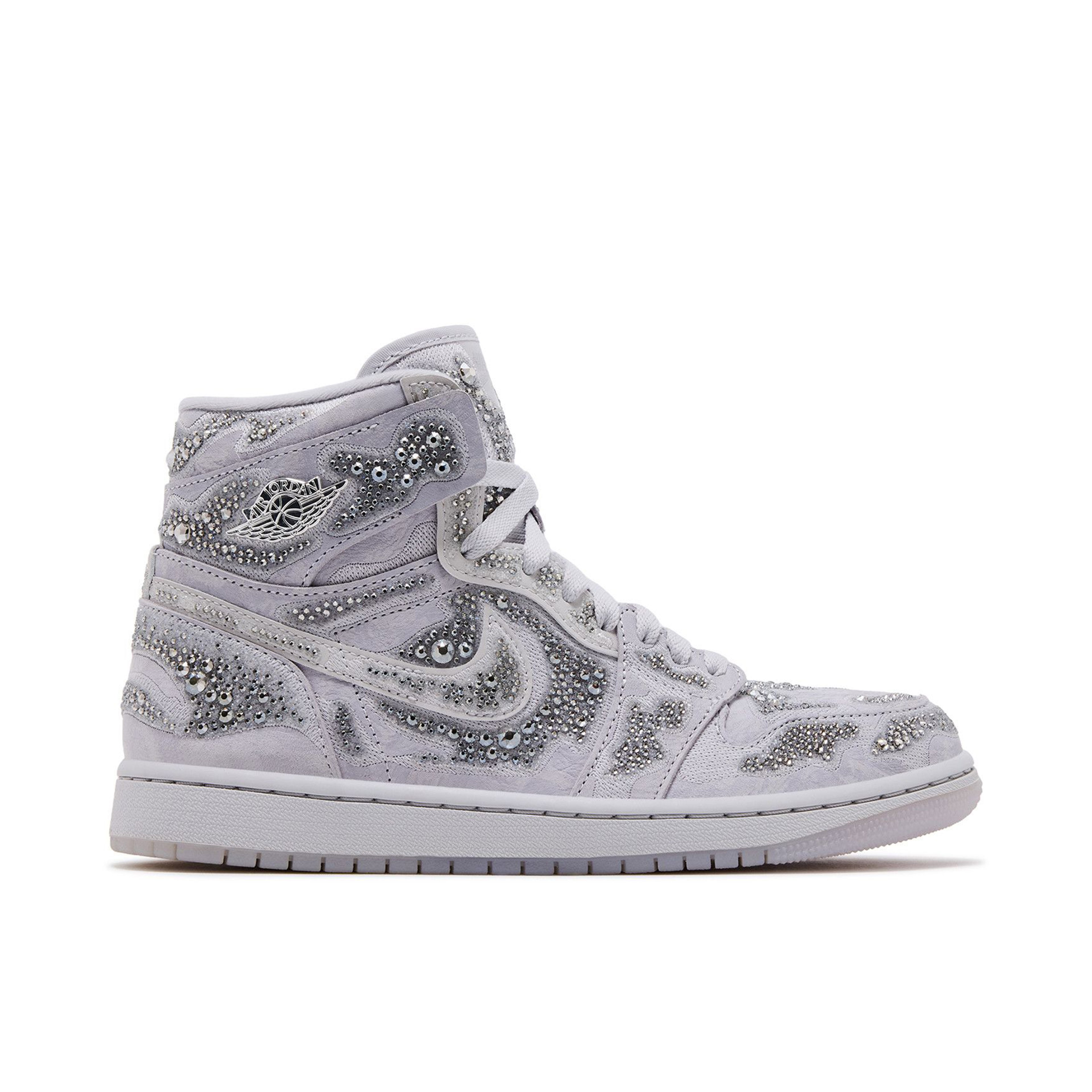 Air Jordan 1 Retro High OG Swarovski Vast Grey Womens