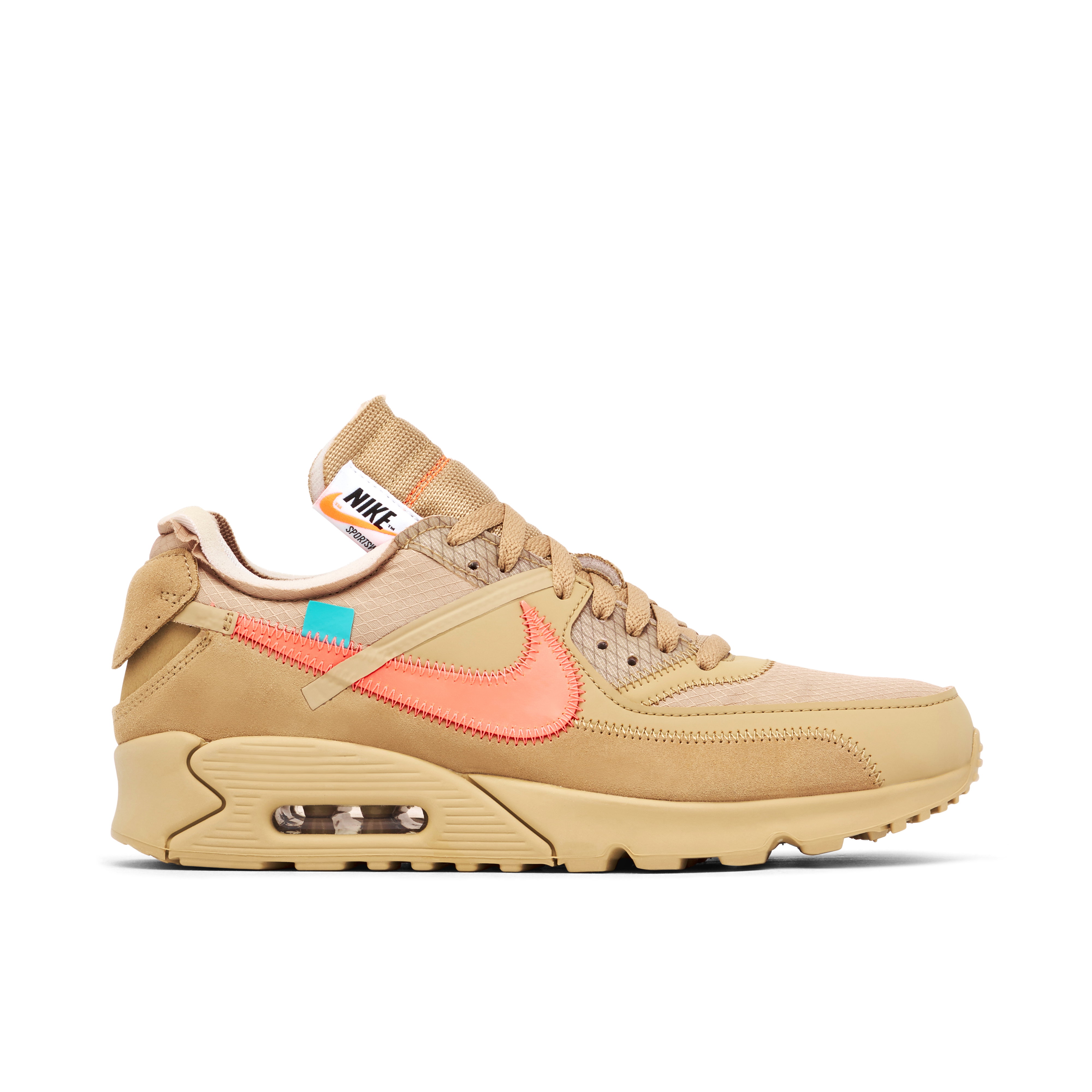 スニーカー NIKE OFF-WHITE AIR MAX 90 DESERT TD 16cm Off White Air Max 90 Desert Ore | AA7293-200 | Laced