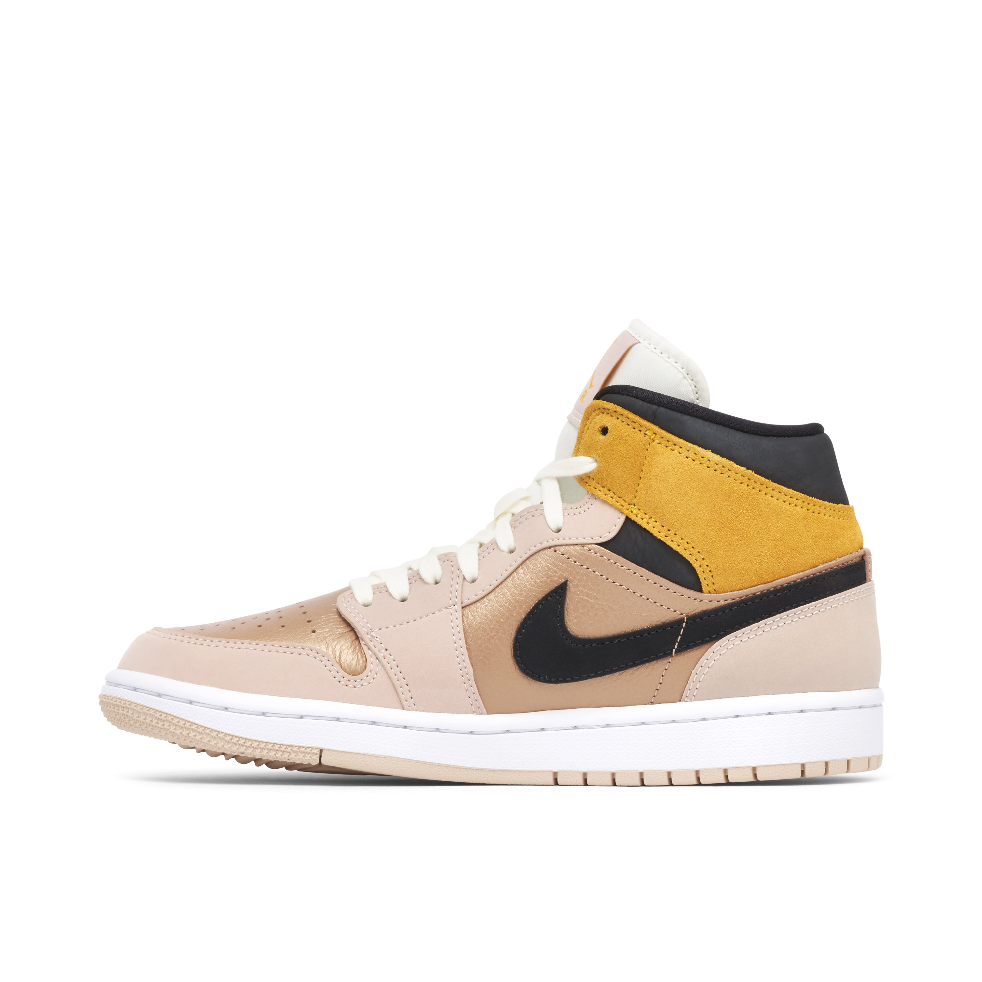 スニーカー WMNS AIR JORDAN 1 MID / PARTICLE BEIGE Air Jordan 1 Mid SE Particle Beige Womens | DD2224-200 | Laced